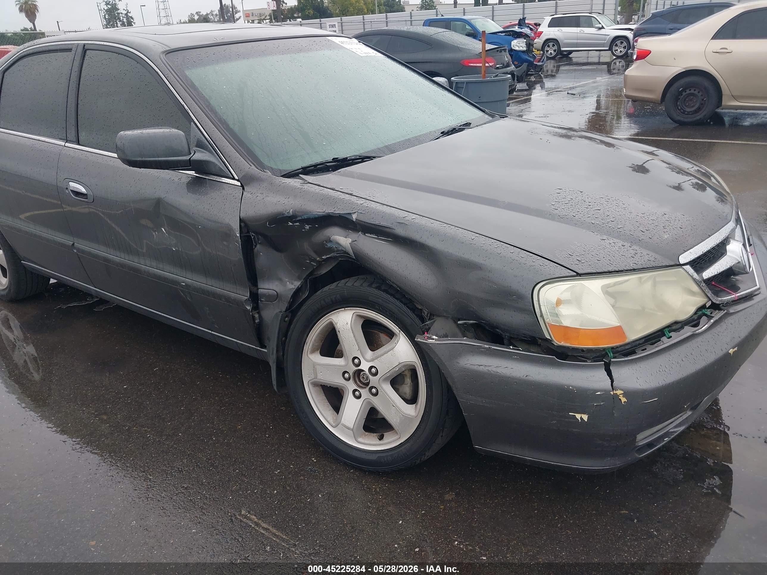 2003 Acura Tl 3.2 Type S Gray vin: 19UUA56833A081293