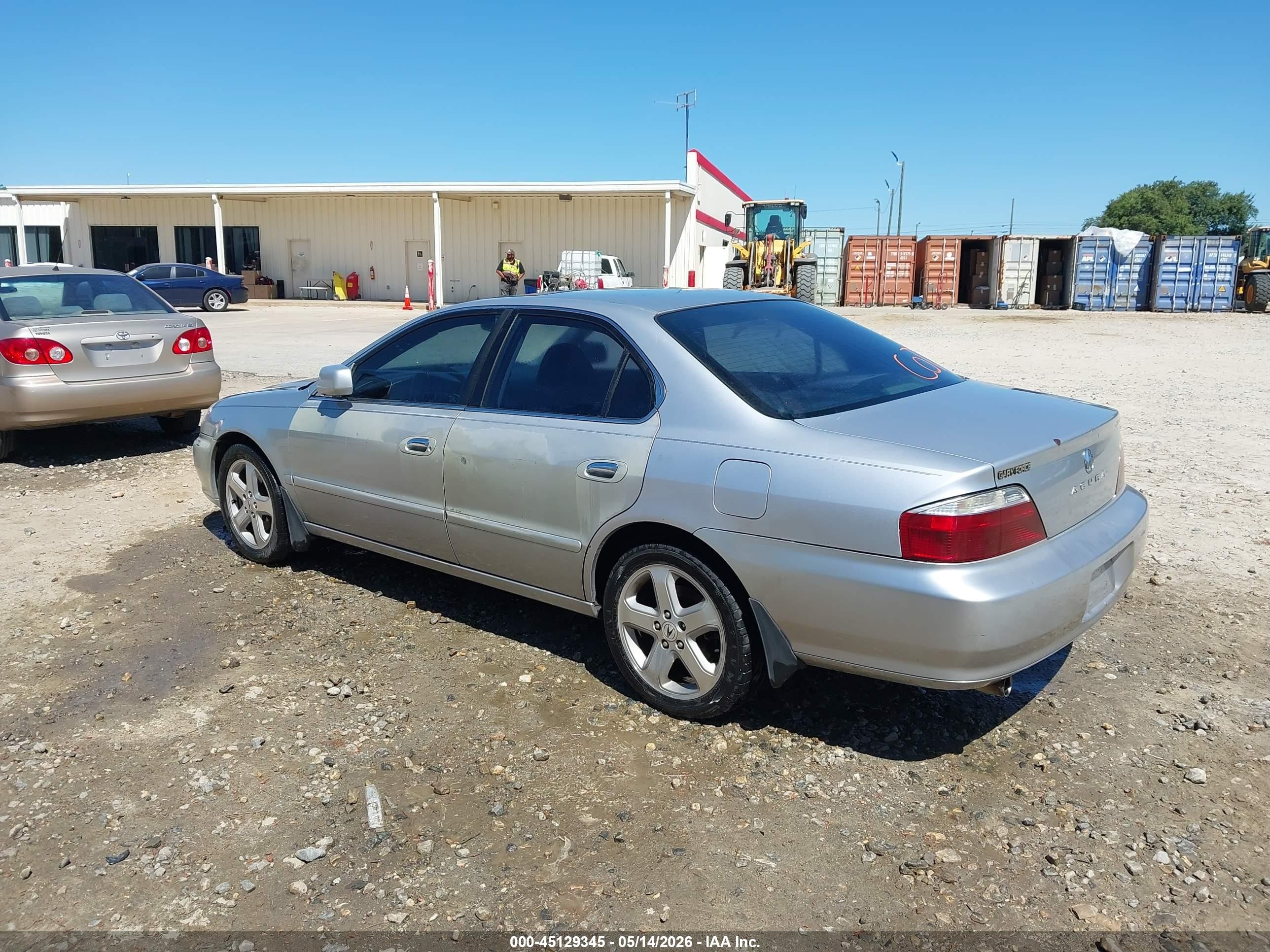 2003 Acura Tl 3.2 Type S Silver vin: 19UUA56843A080296