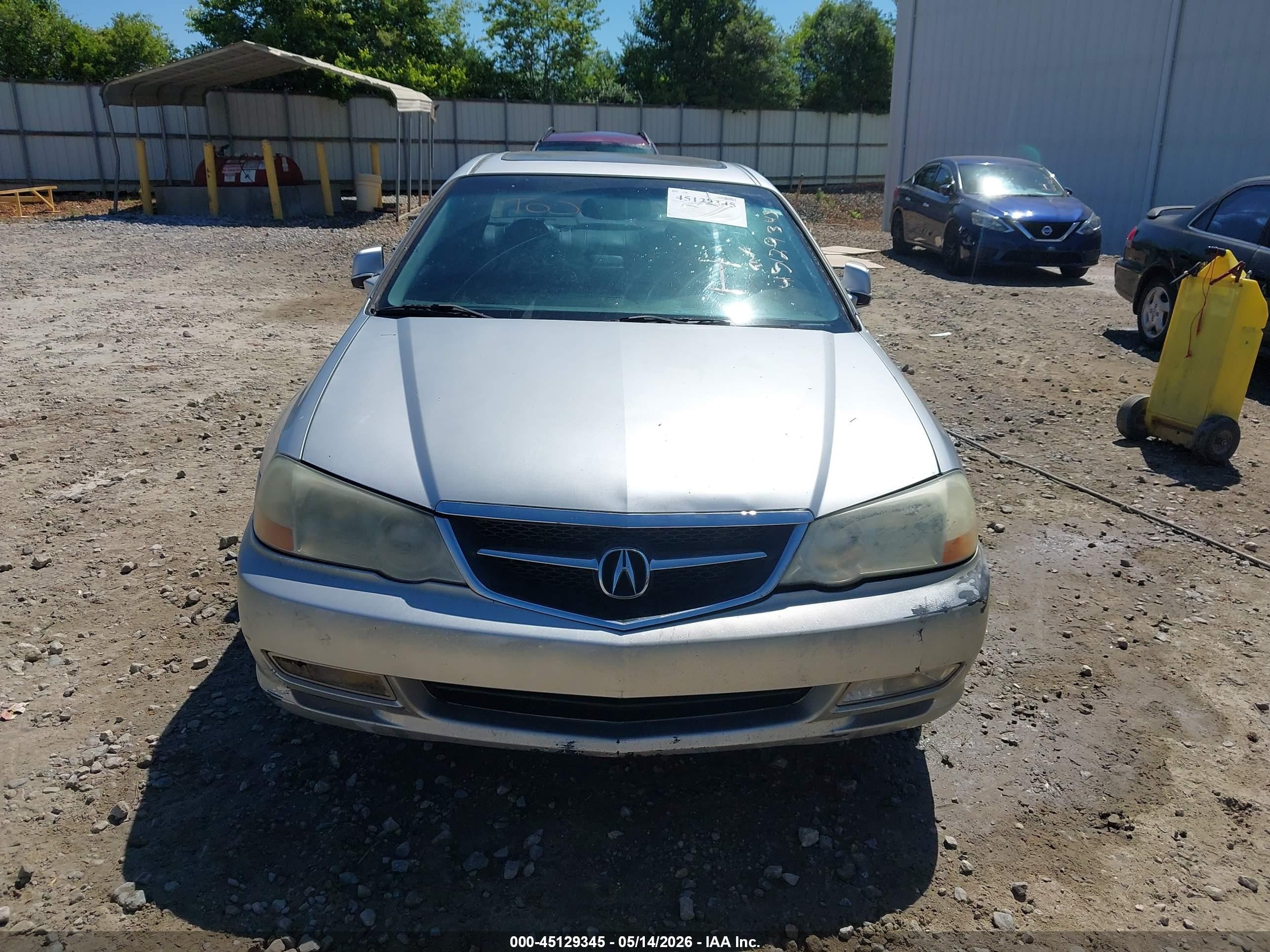 2003 Acura Tl 3.2 Type S Silver vin: 19UUA56843A080296