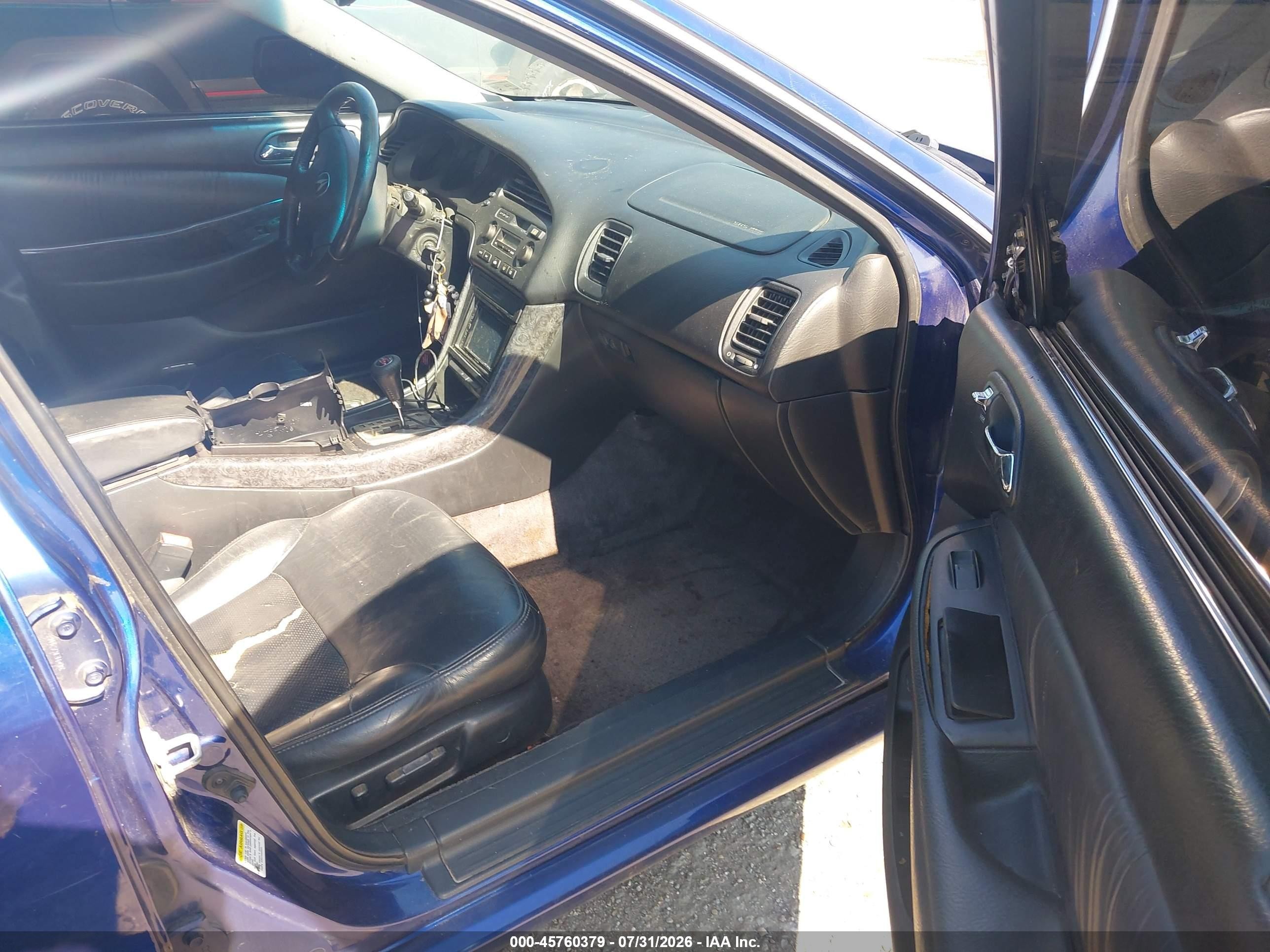 2002 Acura Tl 3.2 Type S Blue vin: 19UUA56872A048828