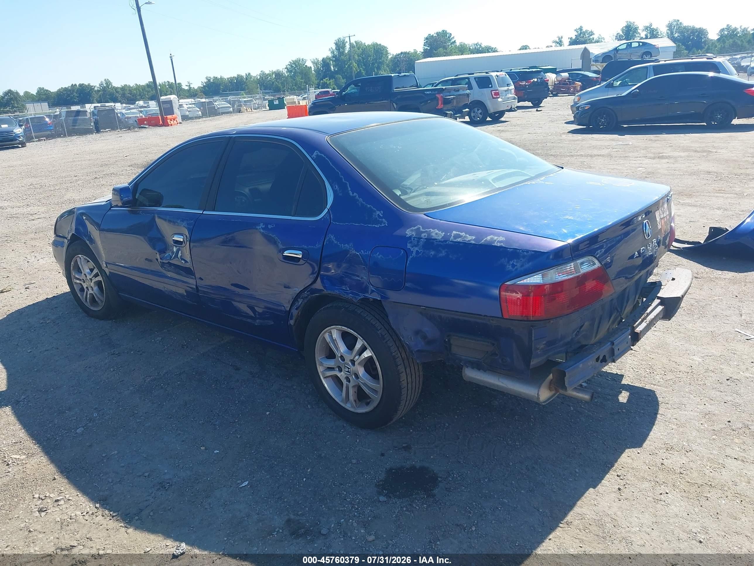 2002 Acura Tl 3.2 Type S Blue vin: 19UUA56872A048828