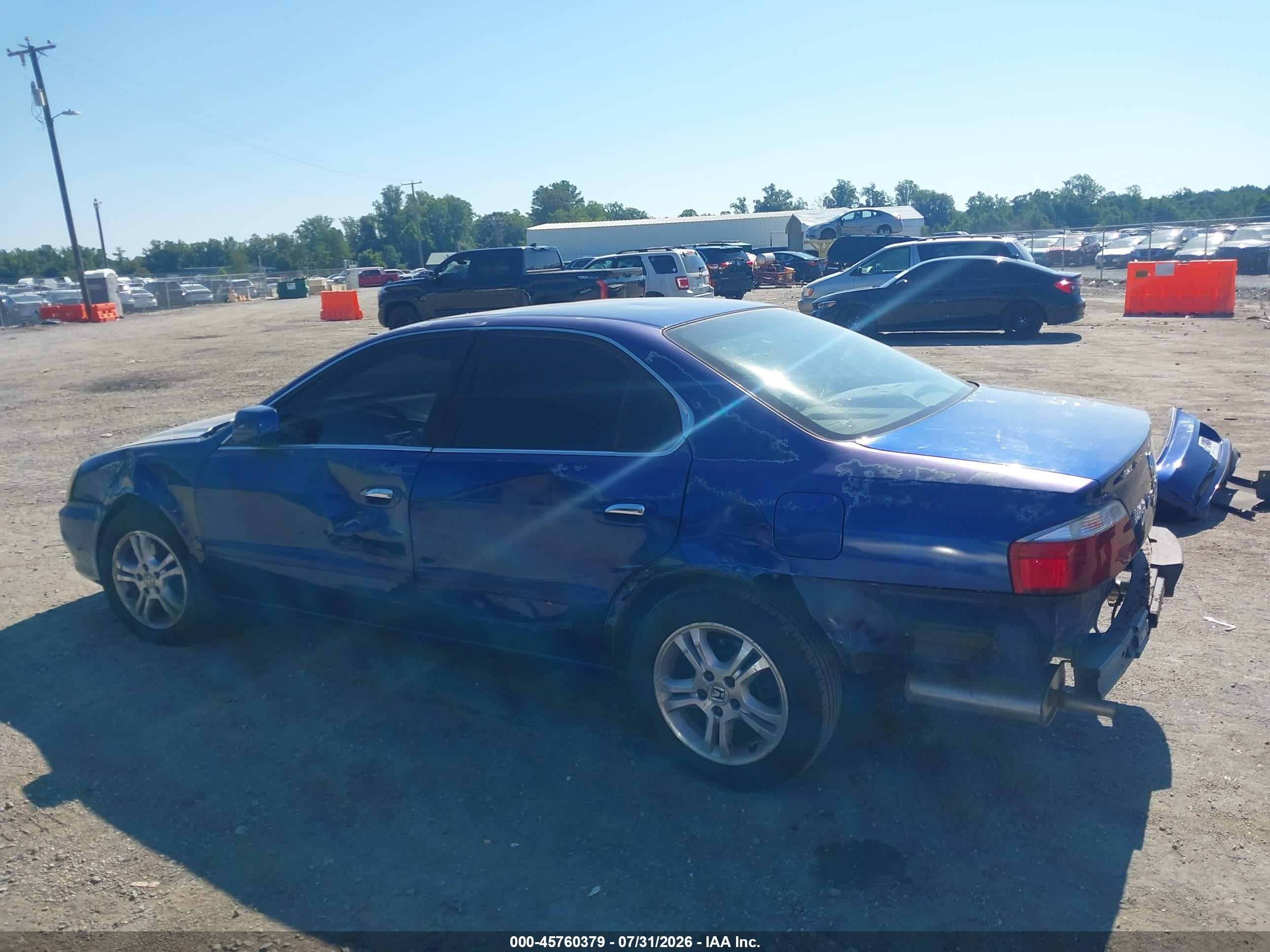 2002 Acura Tl 3.2 Type S Blue vin: 19UUA56872A048828