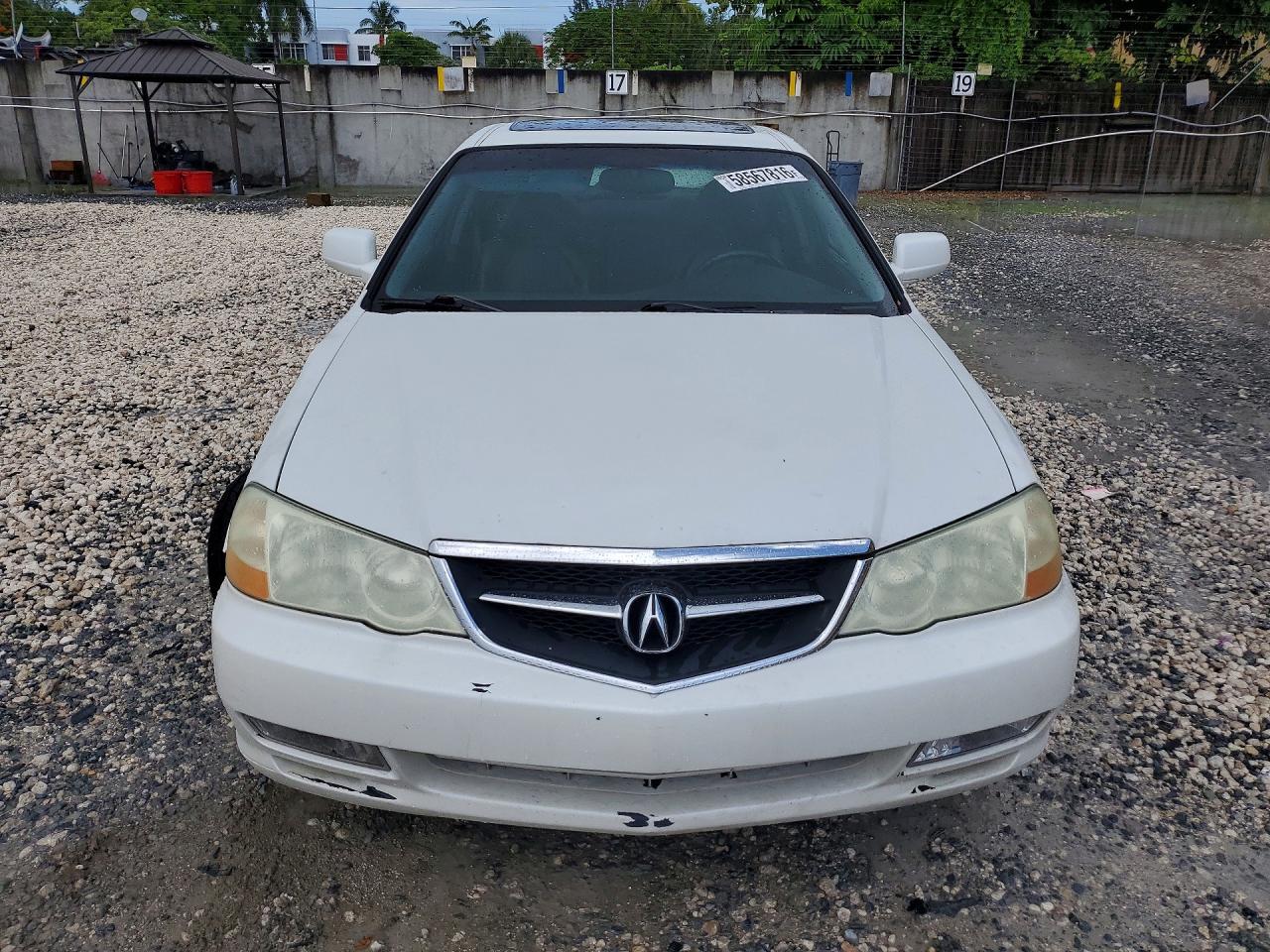 2002 Acura 3.2tl Type-s White vin: 19UUA56872A050319