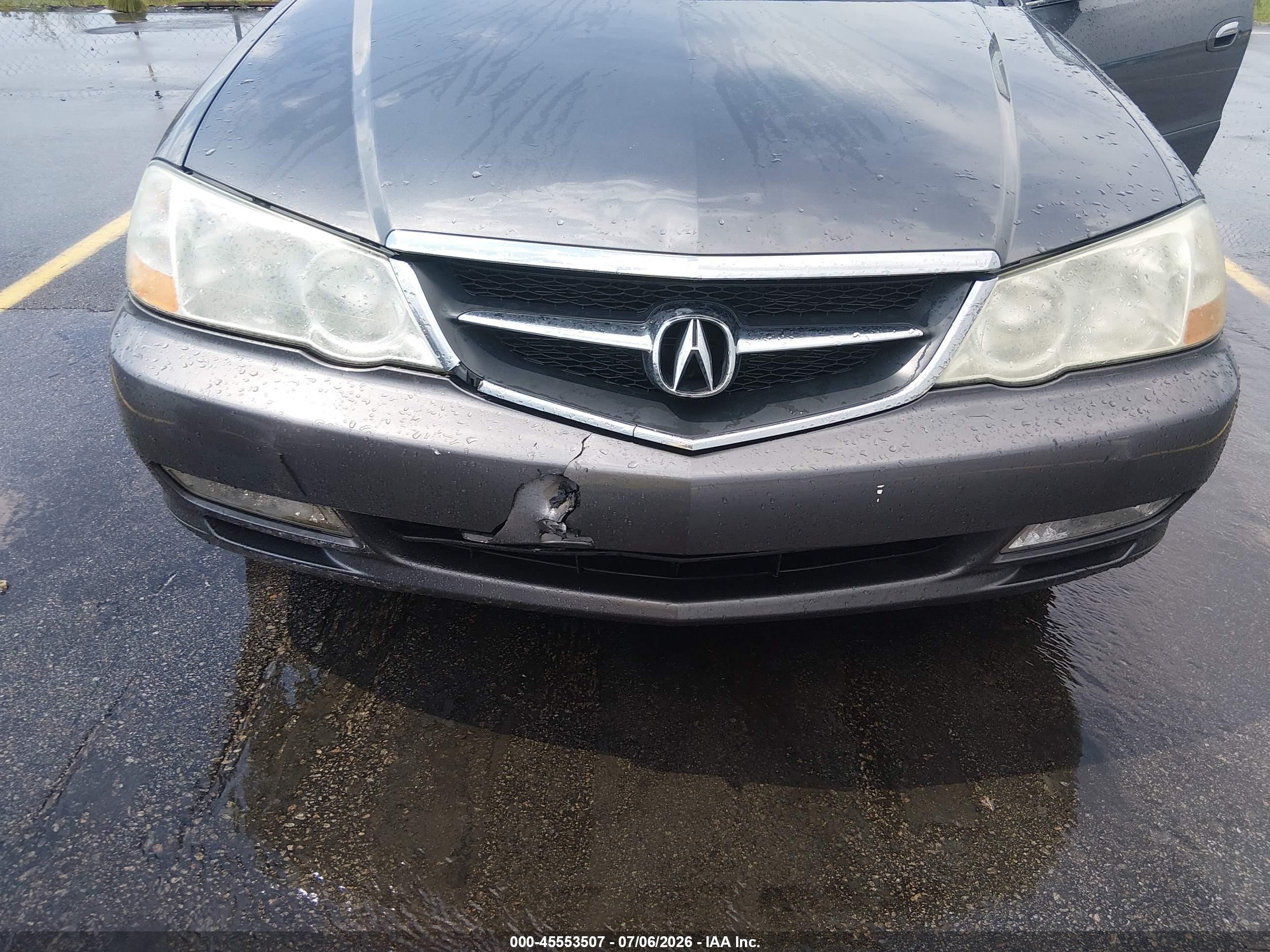 2003 Acura Tl 3.2 Type S Gray vin: 19UUA56873A048166