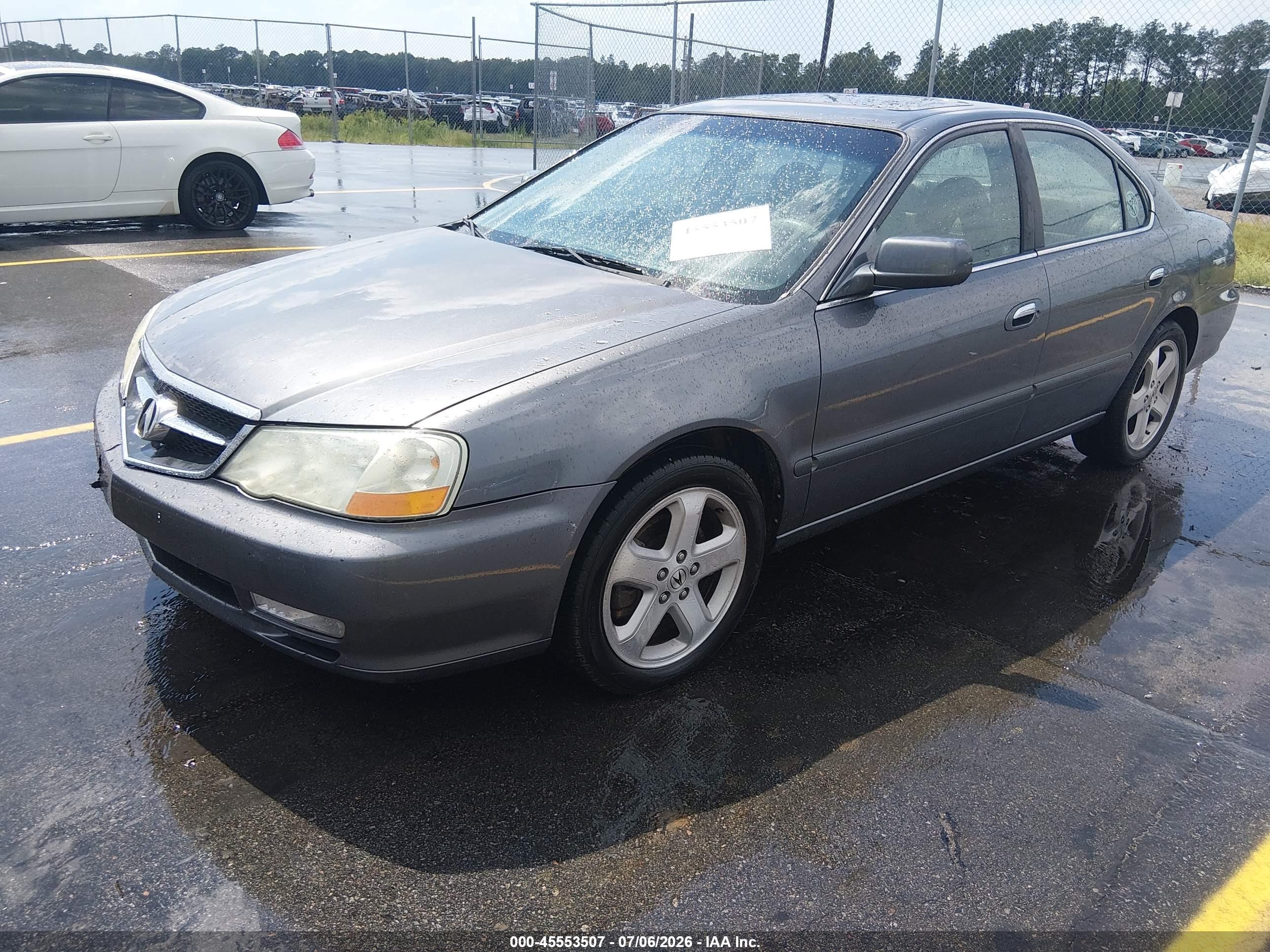 2003 Acura Tl 3.2 Type S Gray vin: 19UUA56873A048166