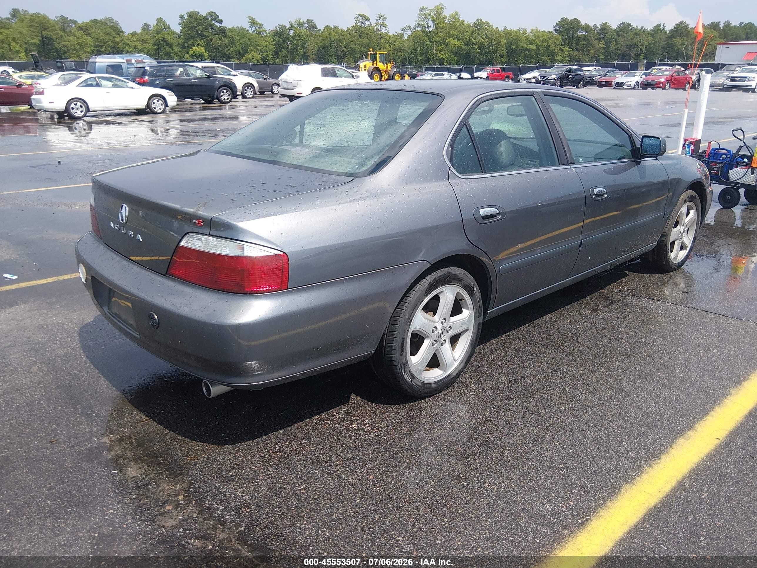2003 Acura Tl 3.2 Type S Gray vin: 19UUA56873A048166