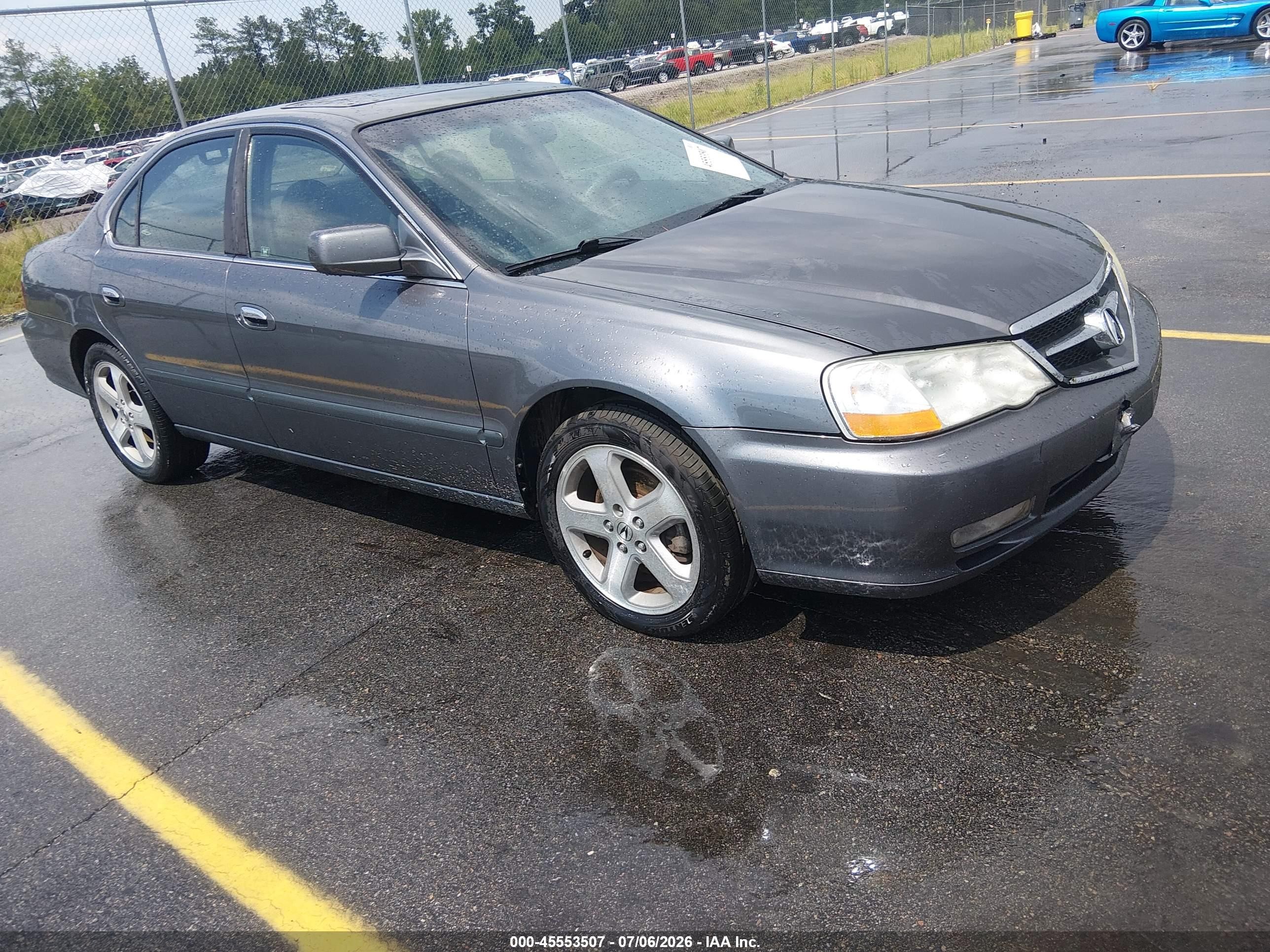 2003 Acura Tl 3.2 Type S Gray vin: 19UUA56873A048166