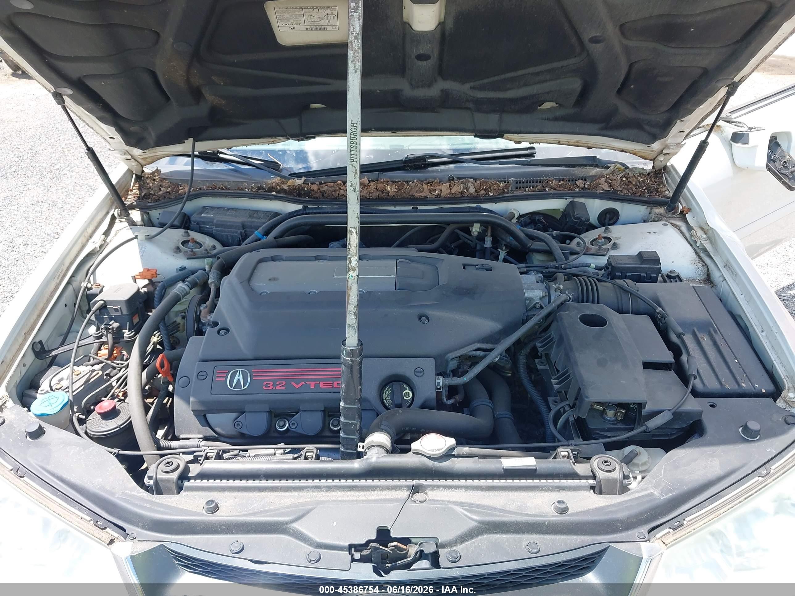 2003 Acura Tl 3.2 Type S White vin: 19UUA56883A021218
