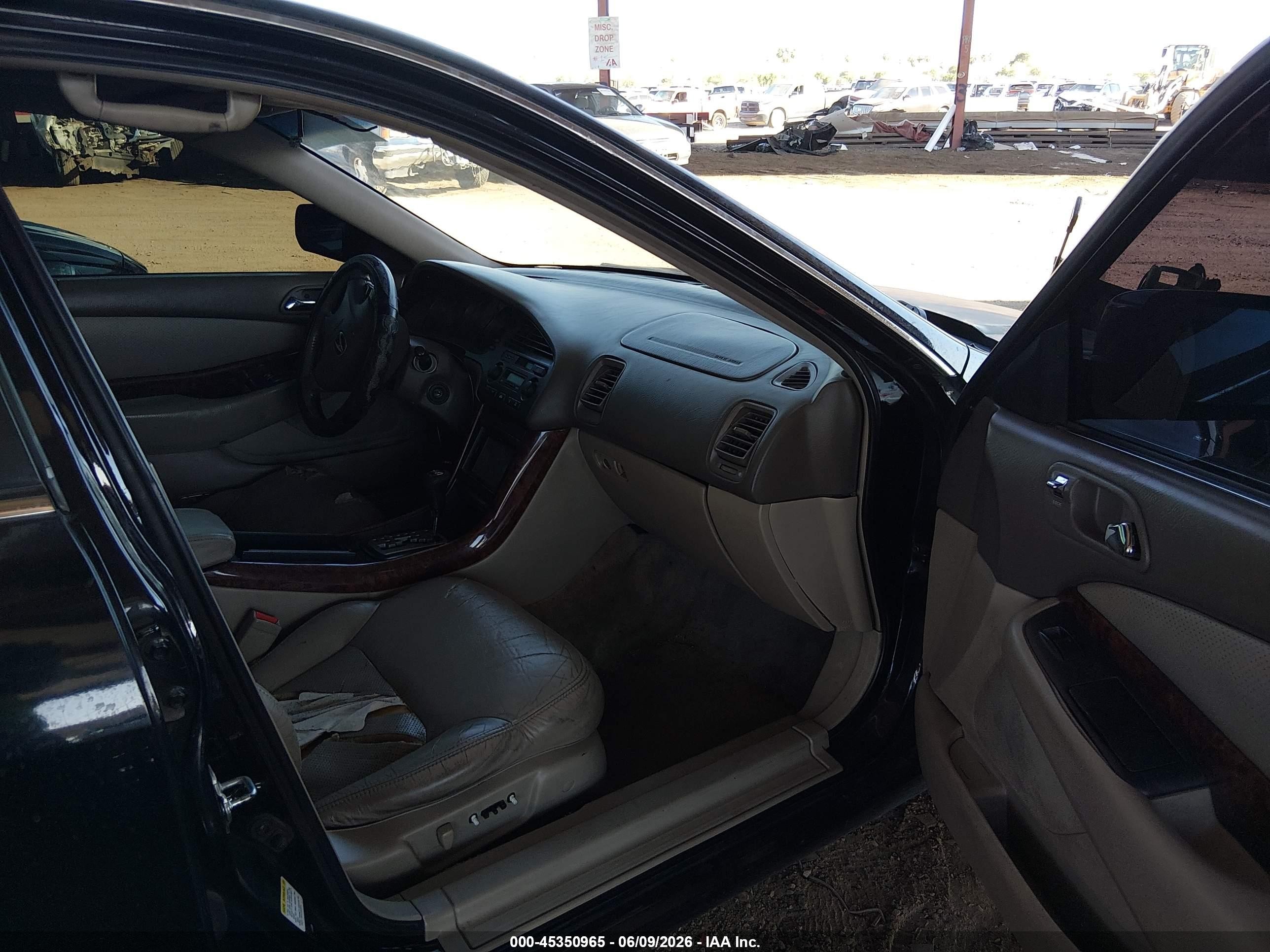 2003 Acura Tl 3.2 Type S Black vin: 19UUA56893A001043