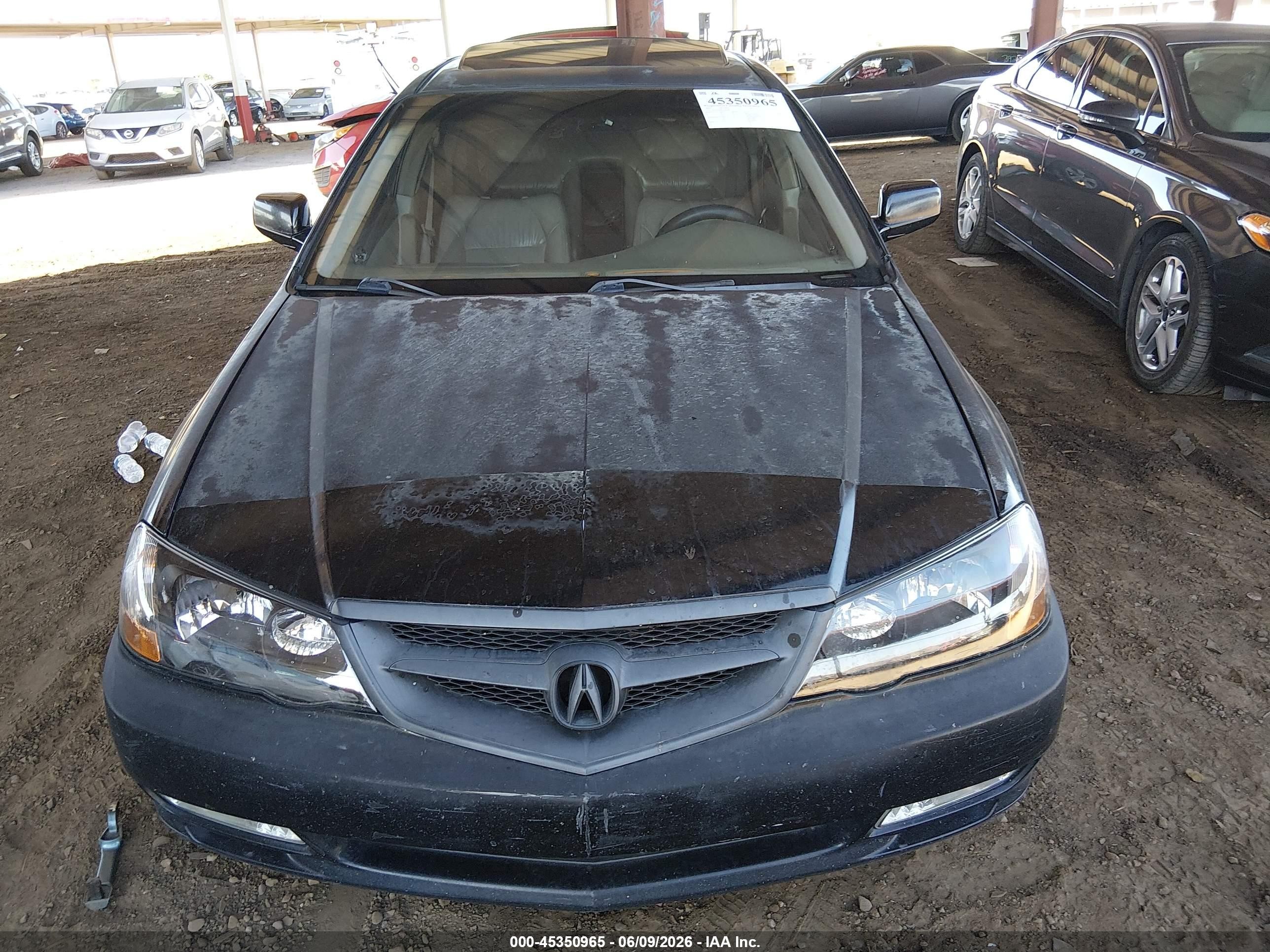 2003 Acura Tl 3.2 Type S Black vin: 19UUA56893A001043