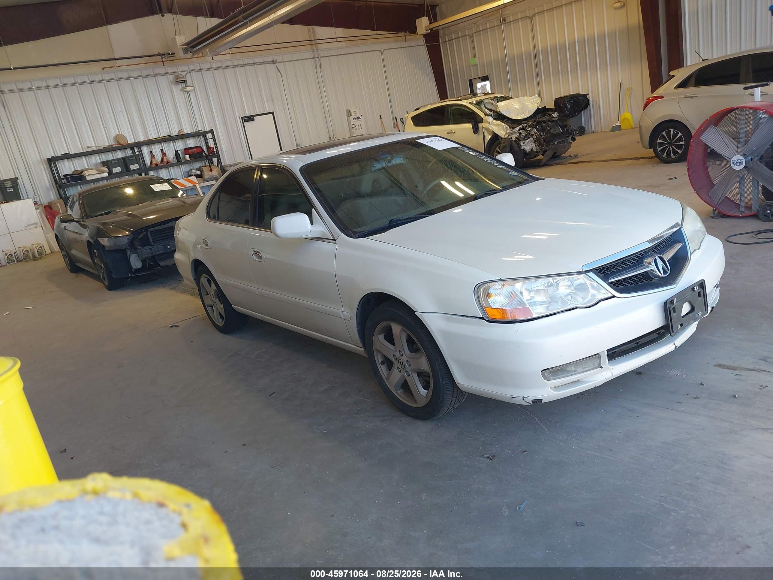 2003 Acura Tl 3.2 Type S White vin: 19UUA56893A004220