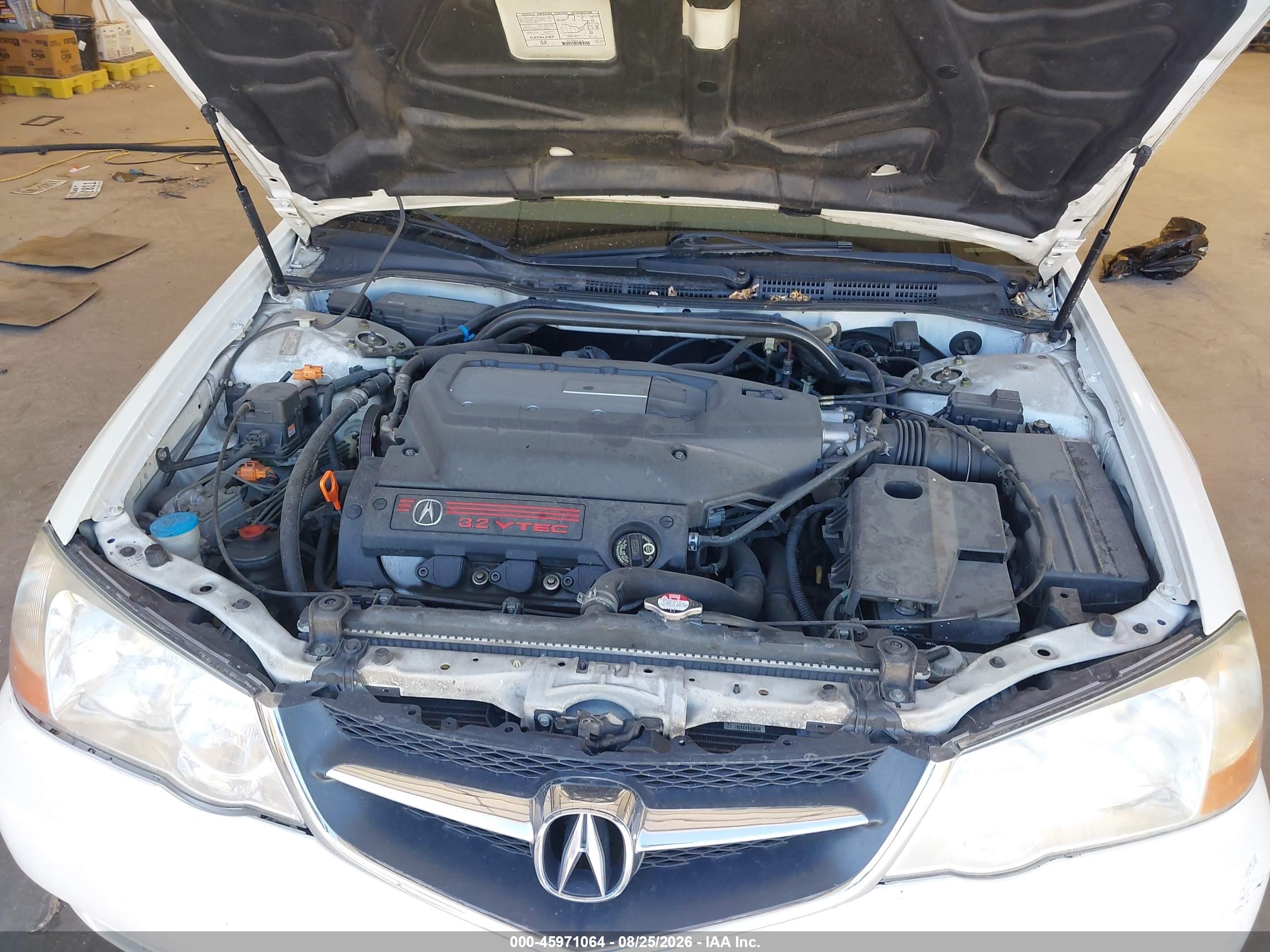 2003 Acura Tl 3.2 Type S White vin: 19UUA56893A004220