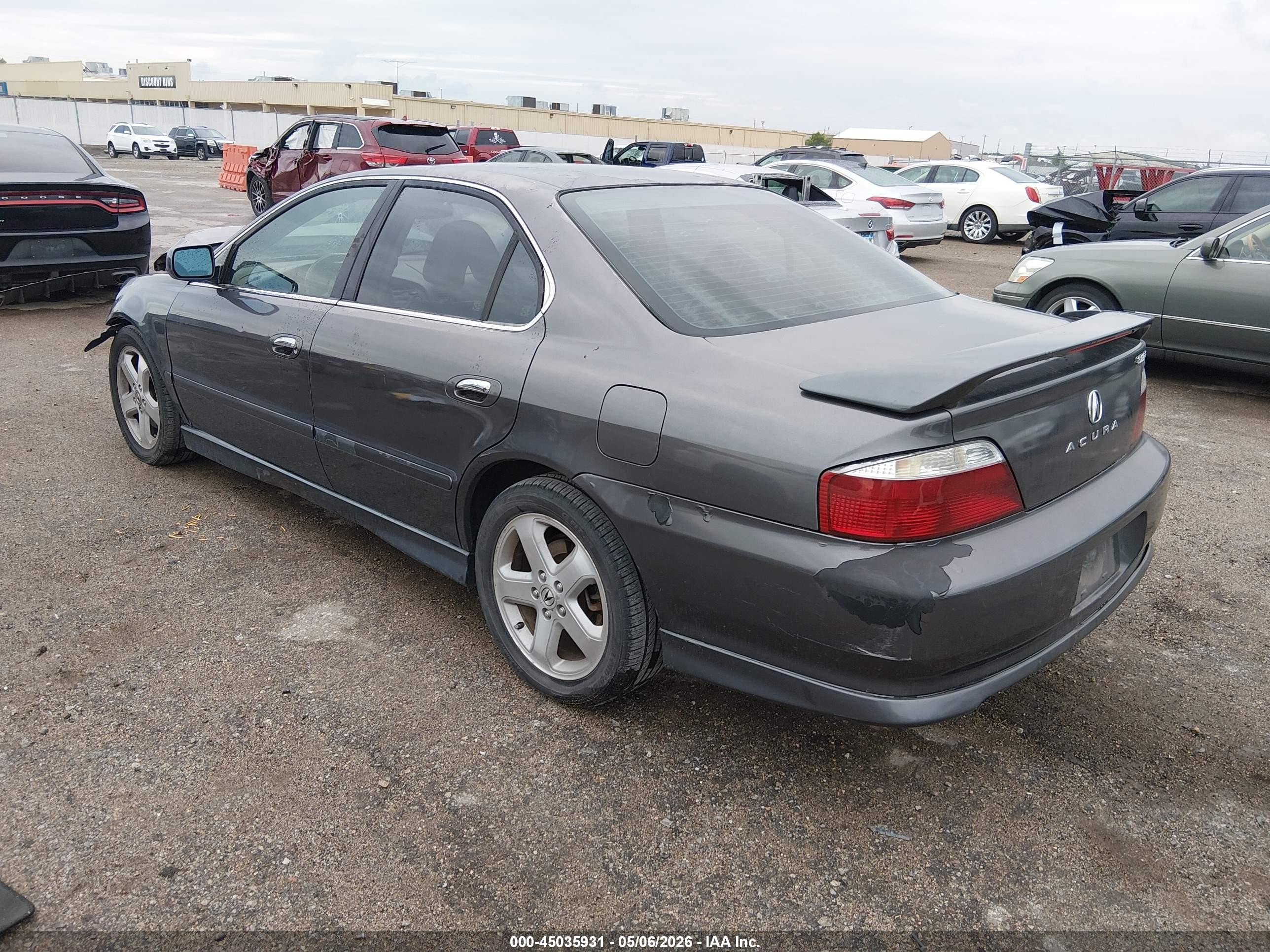 2003 Acura Tl 3.2 Type S Gray vin: 19UUA56893A065907