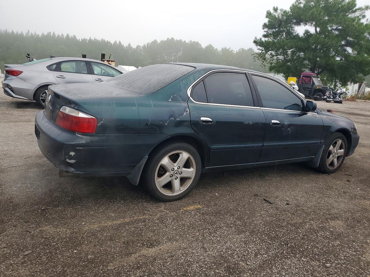 2002 Acura 3.2tl Type-s Green vin: 19UUA568X2A010185