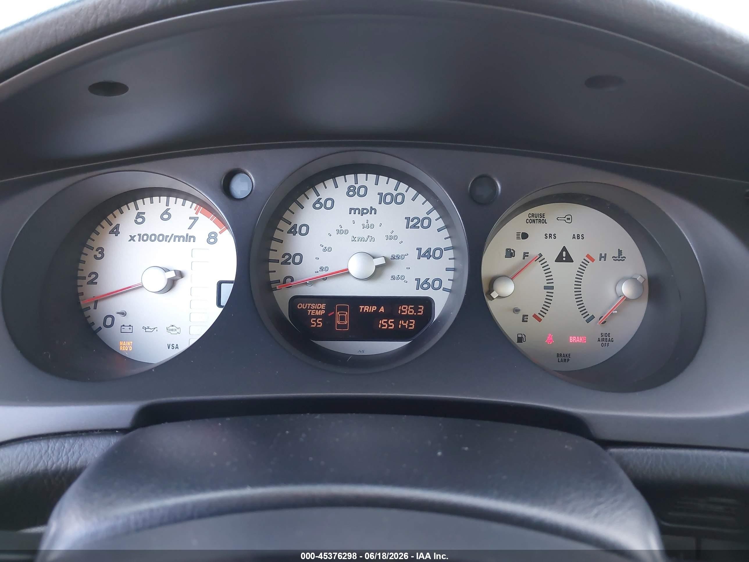 2002 Acura Tl 3.2 Type S Black vin: 19UUA568X2A022093