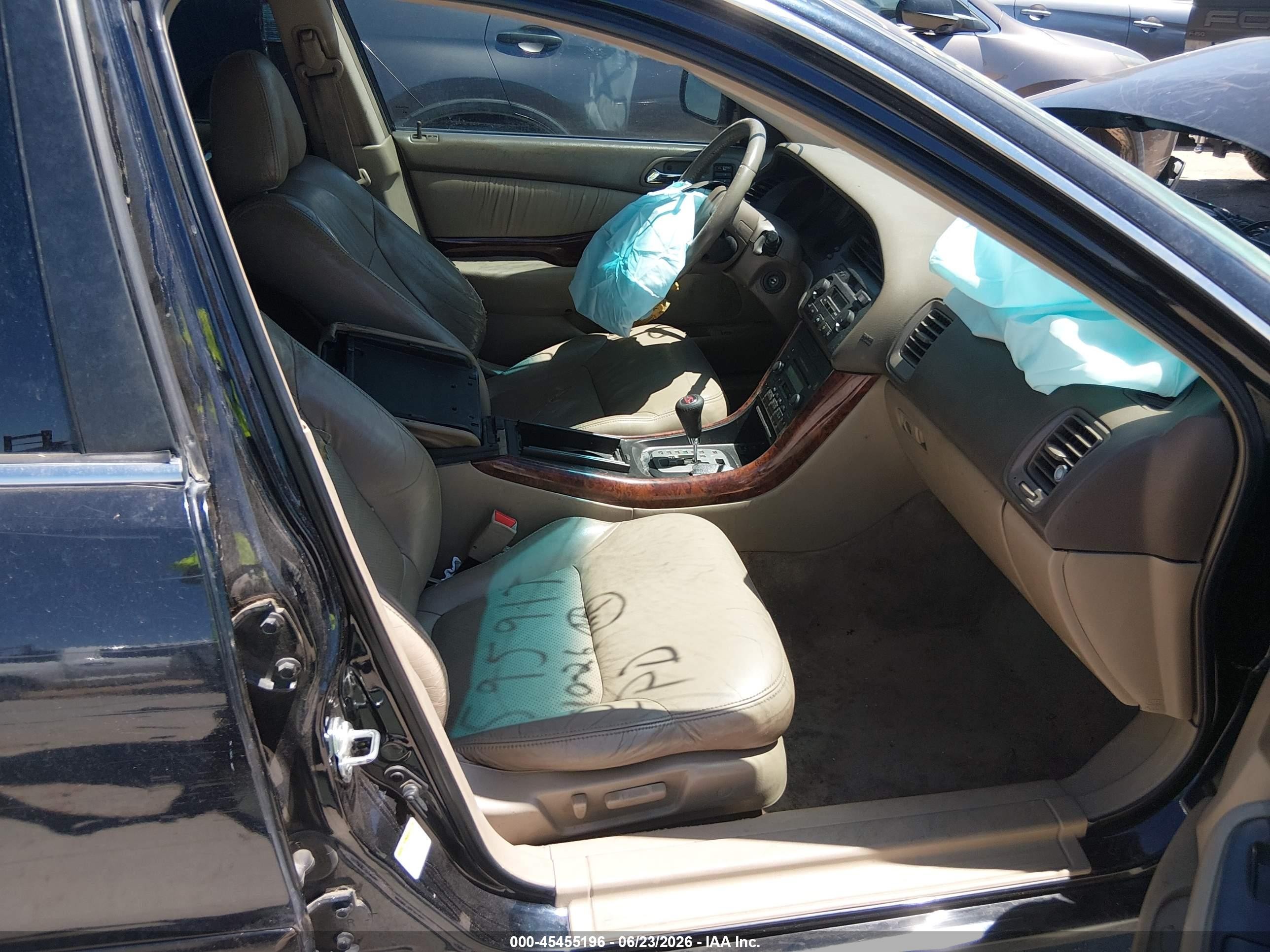 2002 Acura Tl 3.2 Type S Black vin: 19UUA568X2A022675