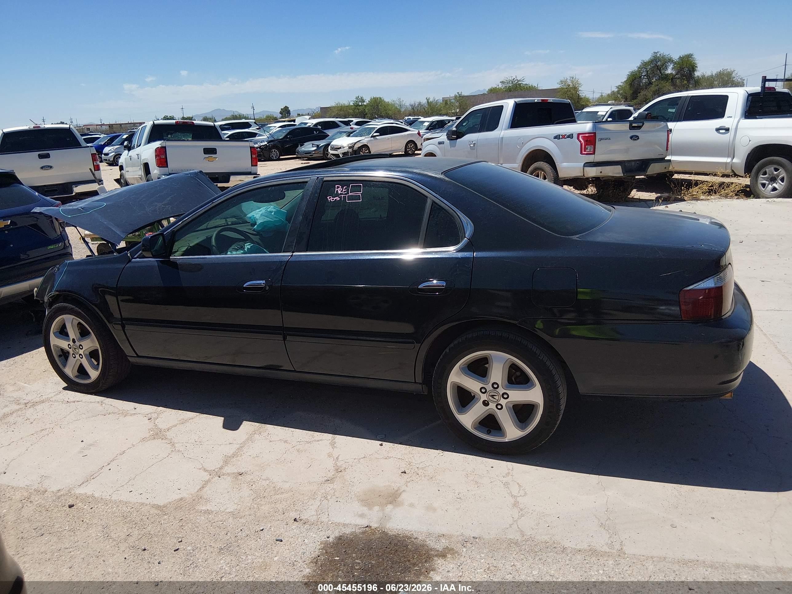 2002 Acura Tl 3.2 Type S Black vin: 19UUA568X2A022675