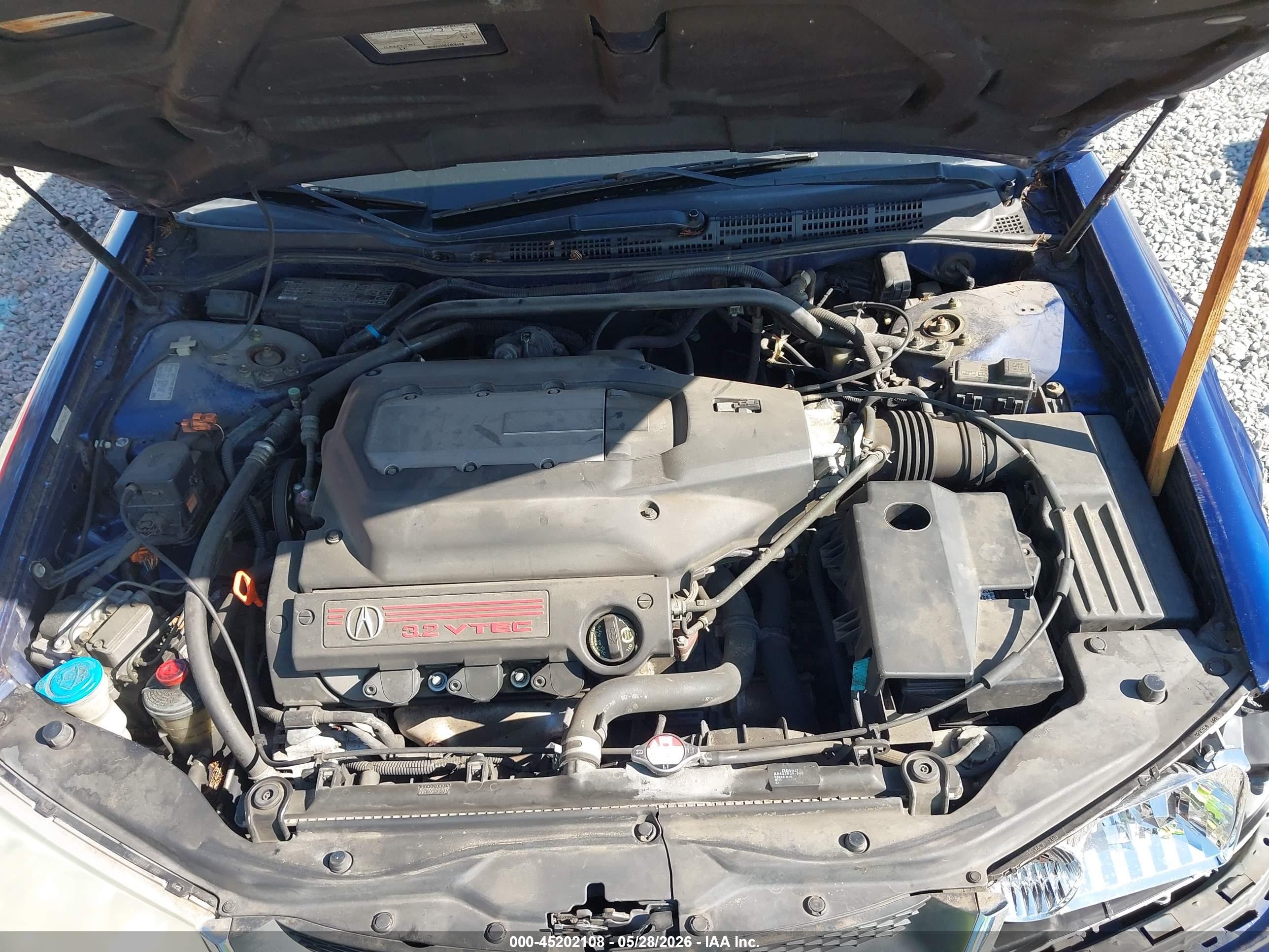 2003 Acura Tl 3.2 Type S Blue vin: 19UUA568X3A023830