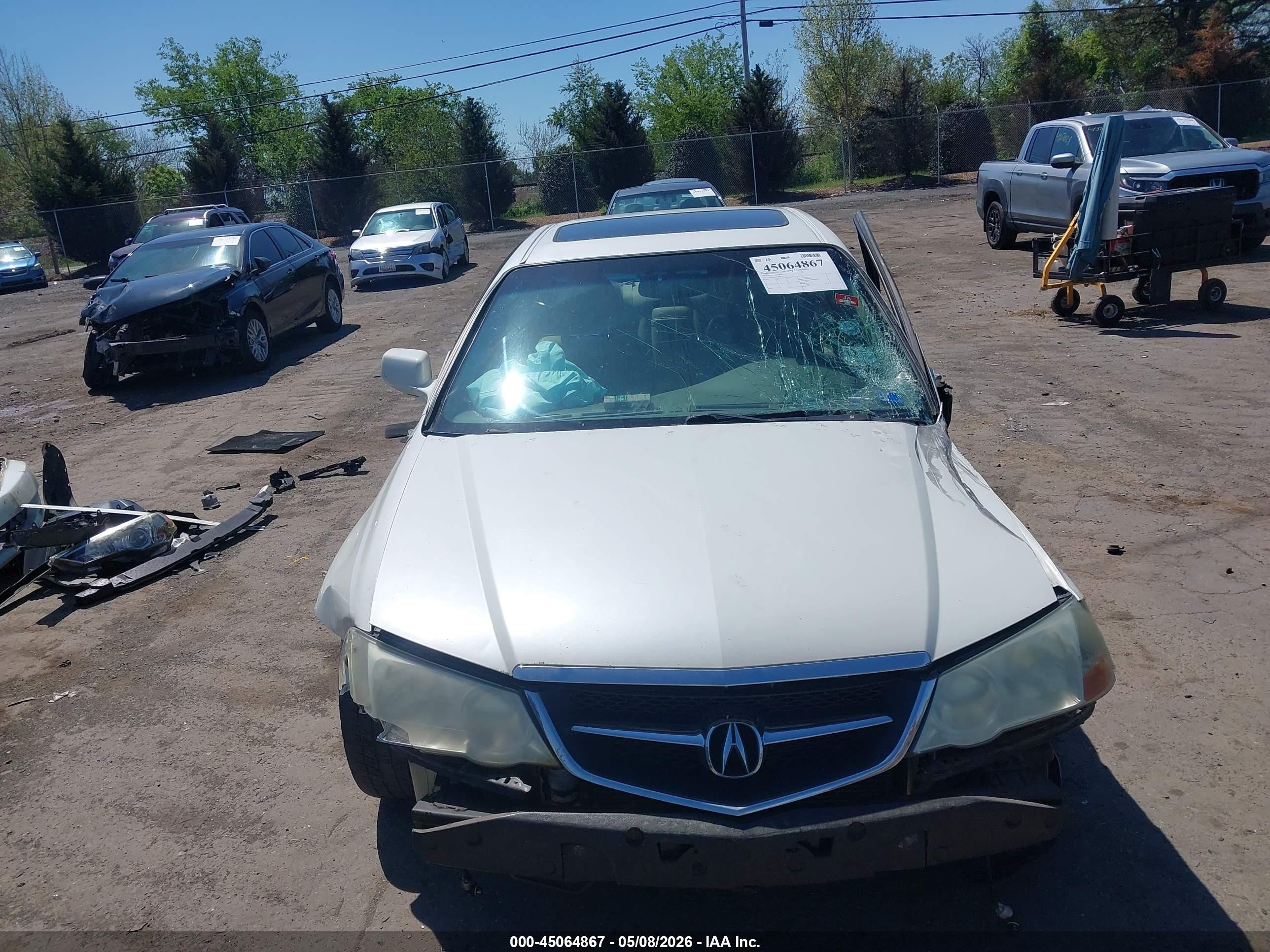 2003 Acura Tl 3.2 Type S Белый vin: 19UUA568X3A037713