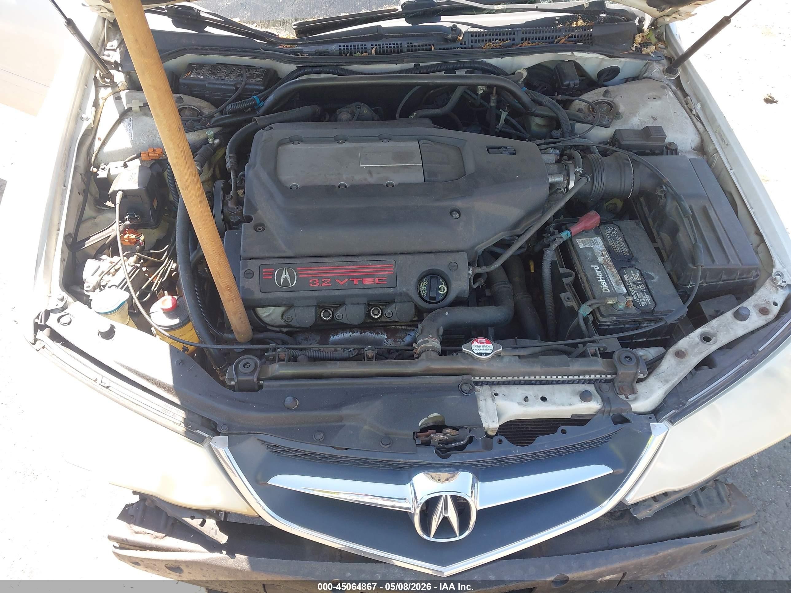 2003 Acura Tl 3.2 Type S Белый vin: 19UUA568X3A037713