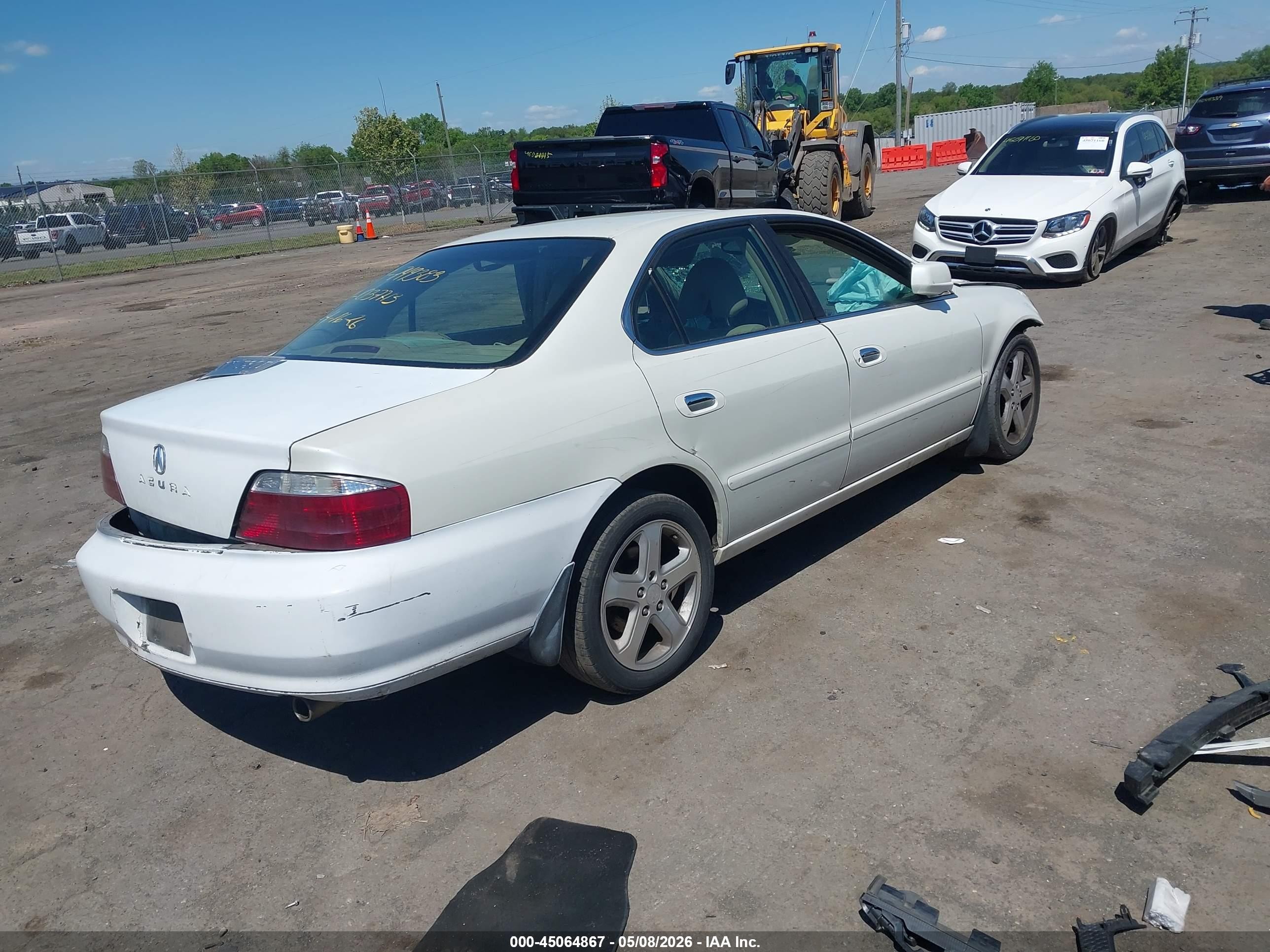 2003 Acura Tl 3.2 Type S Белый vin: 19UUA568X3A037713
