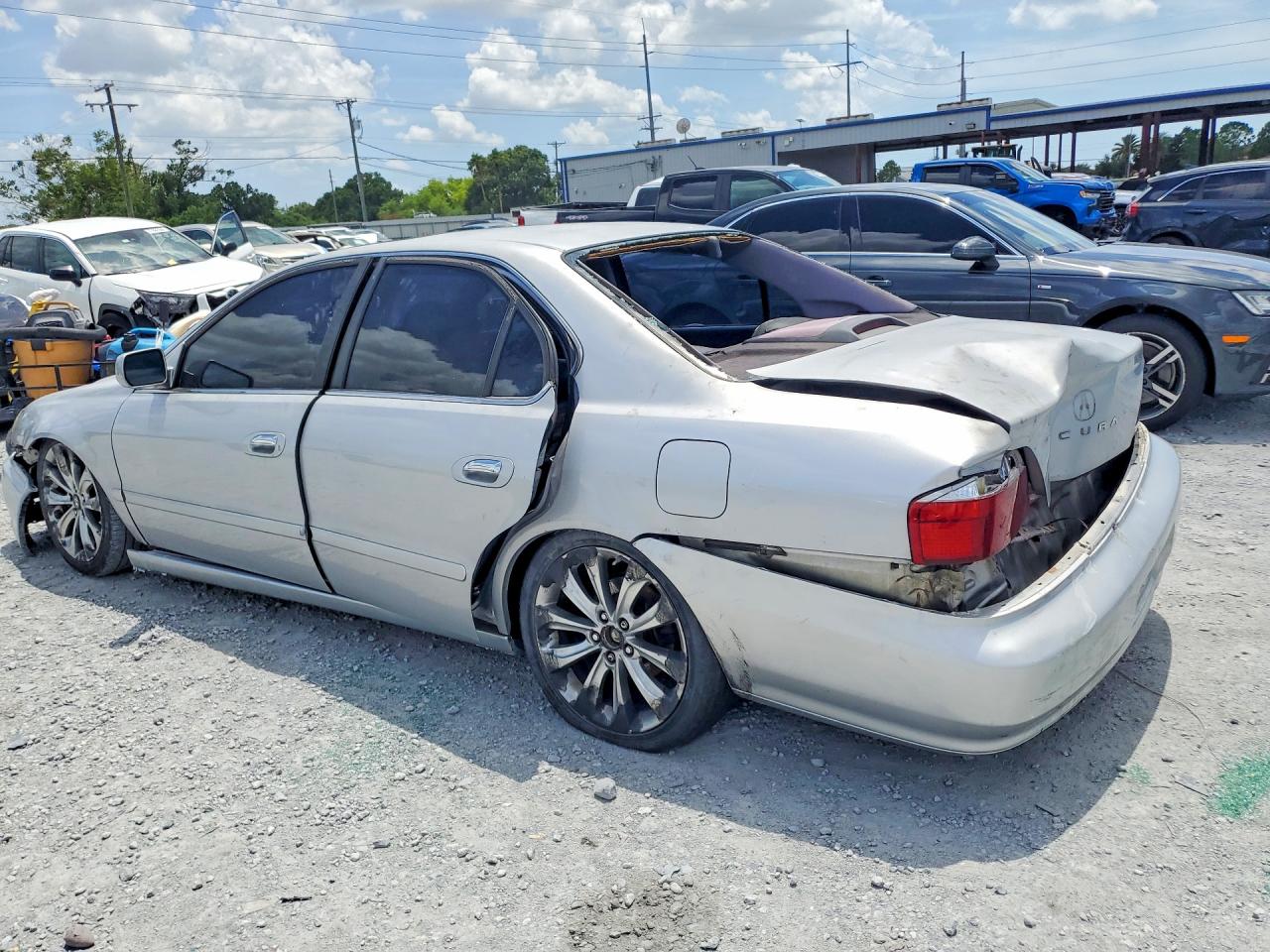 2002 Acura Tl Silver vin: 19UUA56922A004230