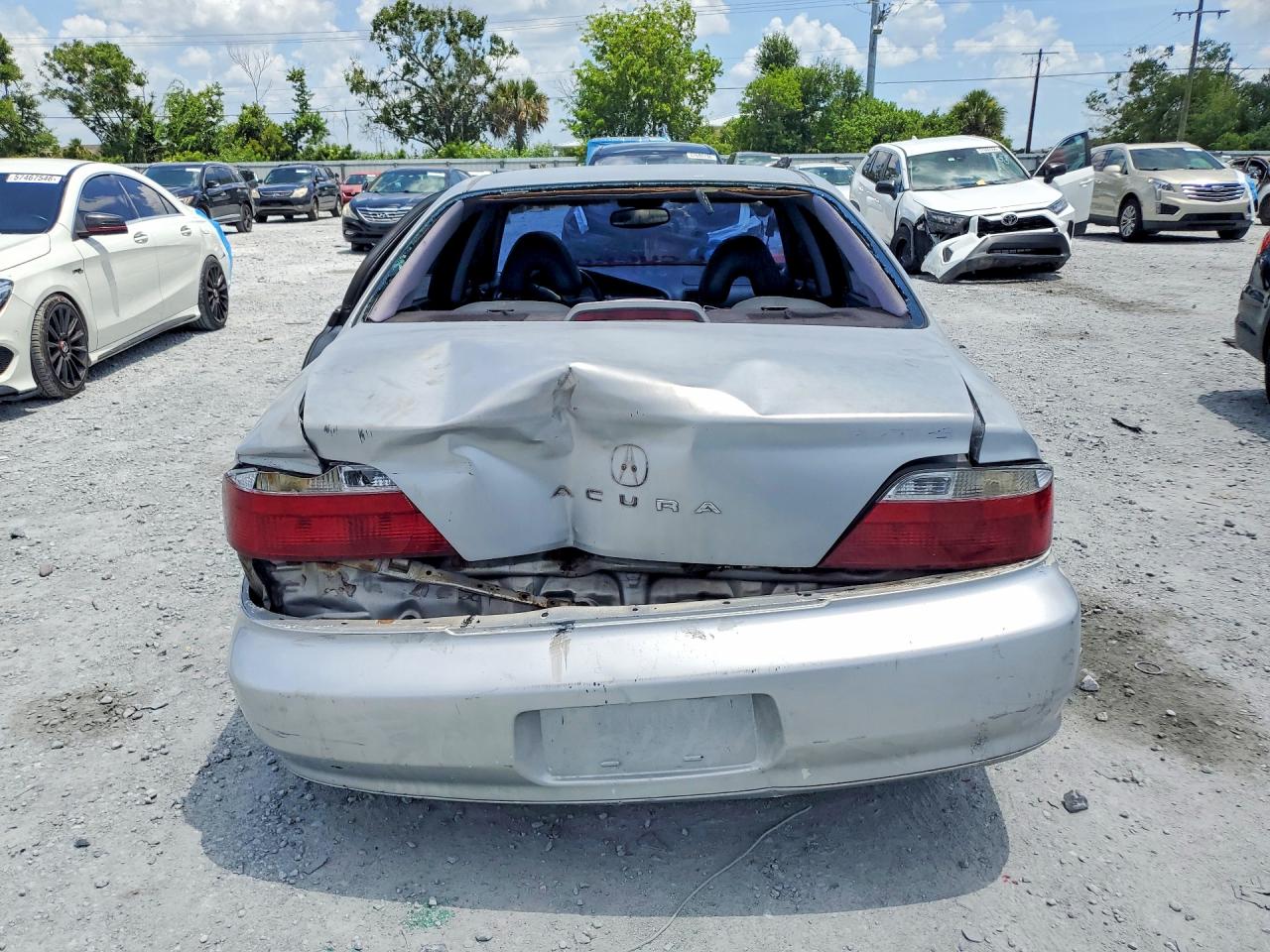 2002 Acura Tl Silver vin: 19UUA56922A004230