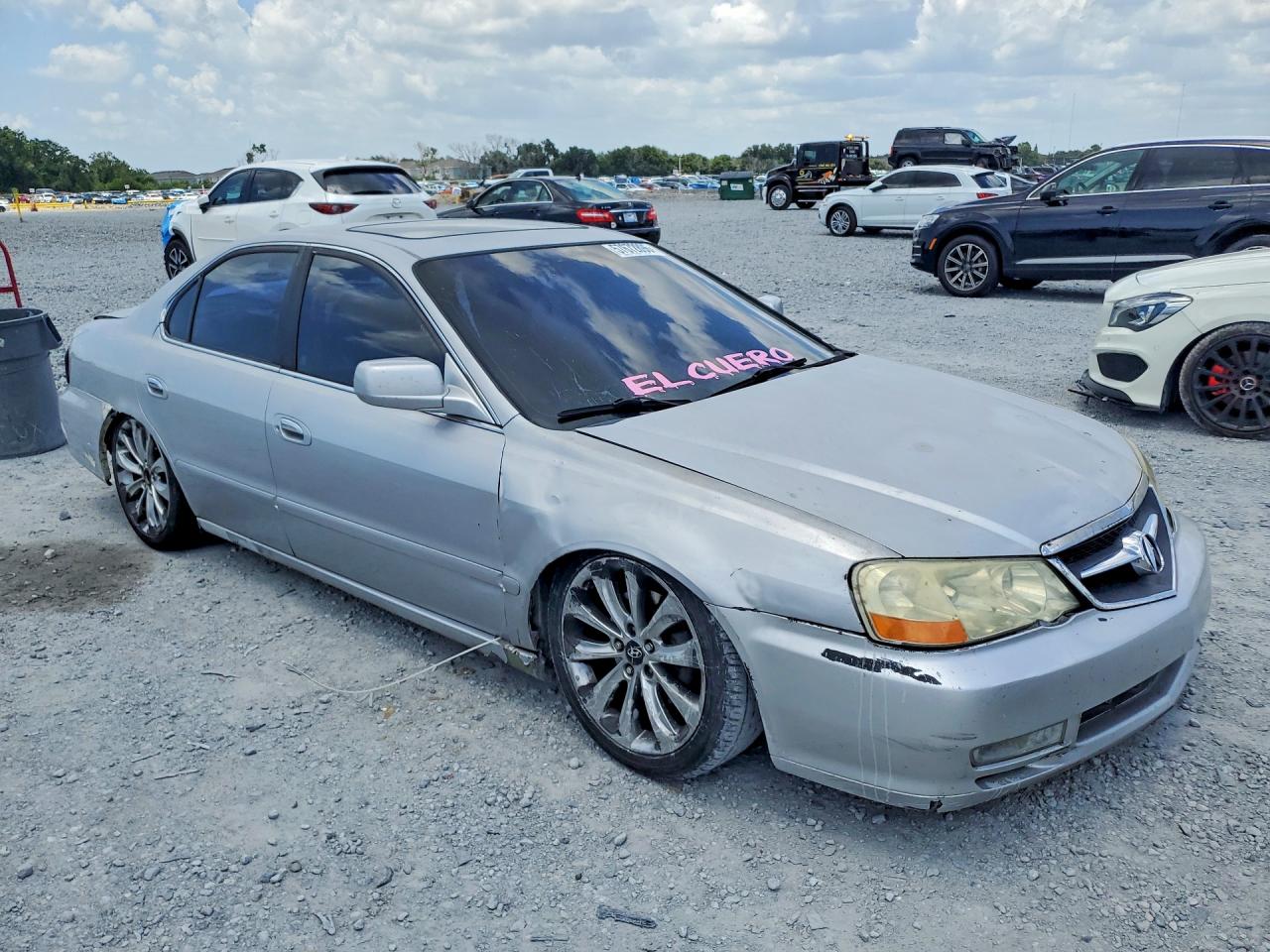 2002 Acura Tl Silver vin: 19UUA56922A004230