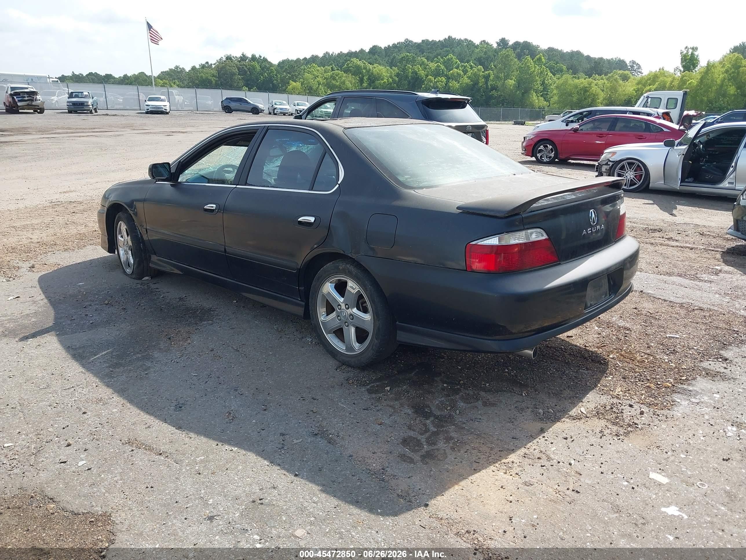 2002 Acura Tl 3.2 Type S Black vin: 19UUA56932A027211
