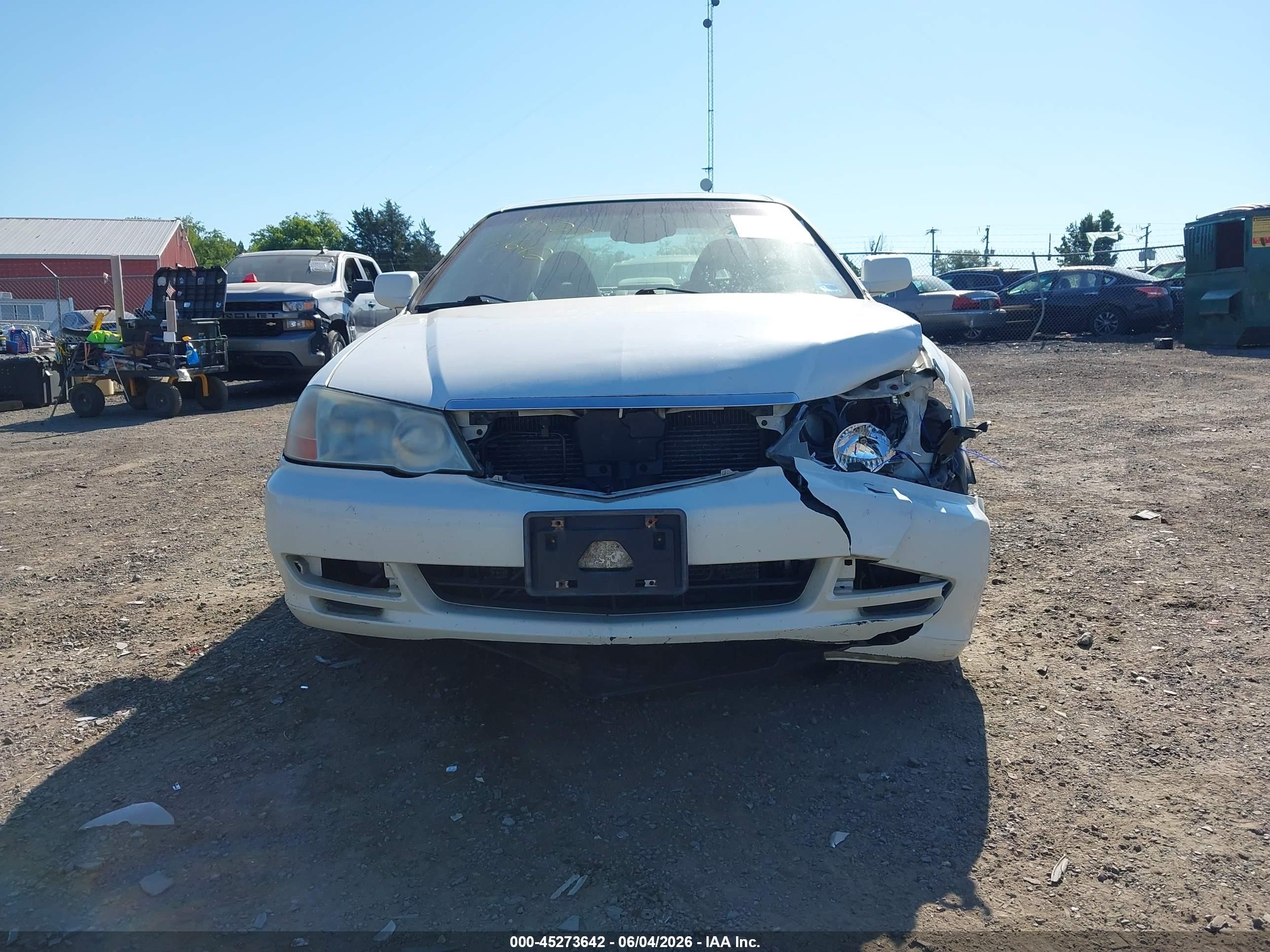2003 Acura Tl 3.2 Type S White vin: 19UUA56933A054331