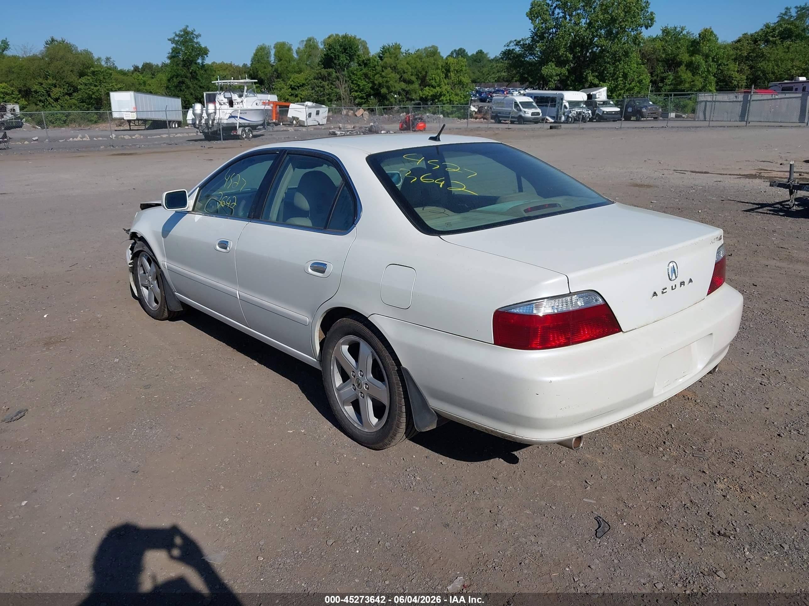 2003 Acura Tl 3.2 Type S White vin: 19UUA56933A054331