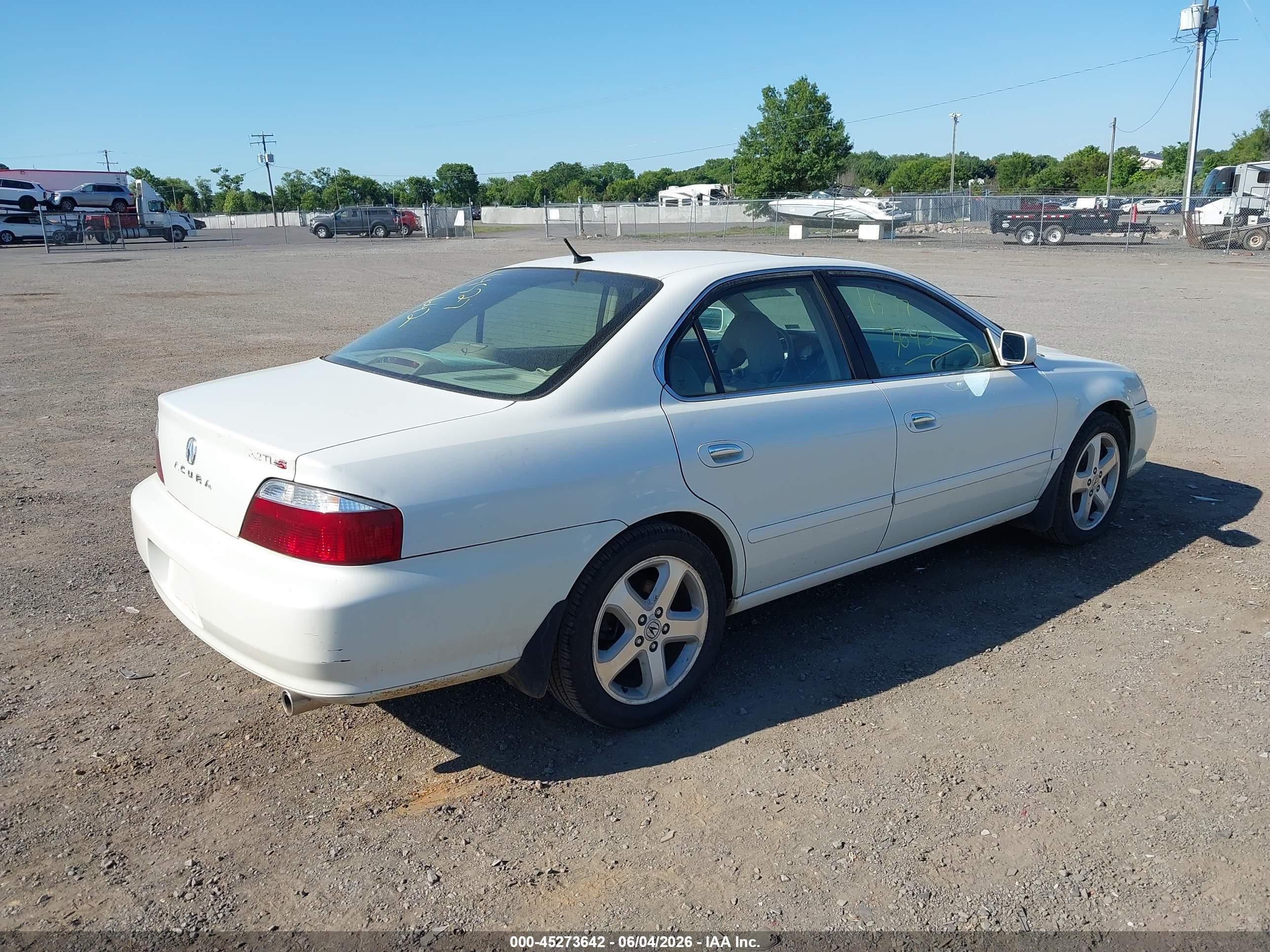 2003 Acura Tl 3.2 Type S White vin: 19UUA56933A054331