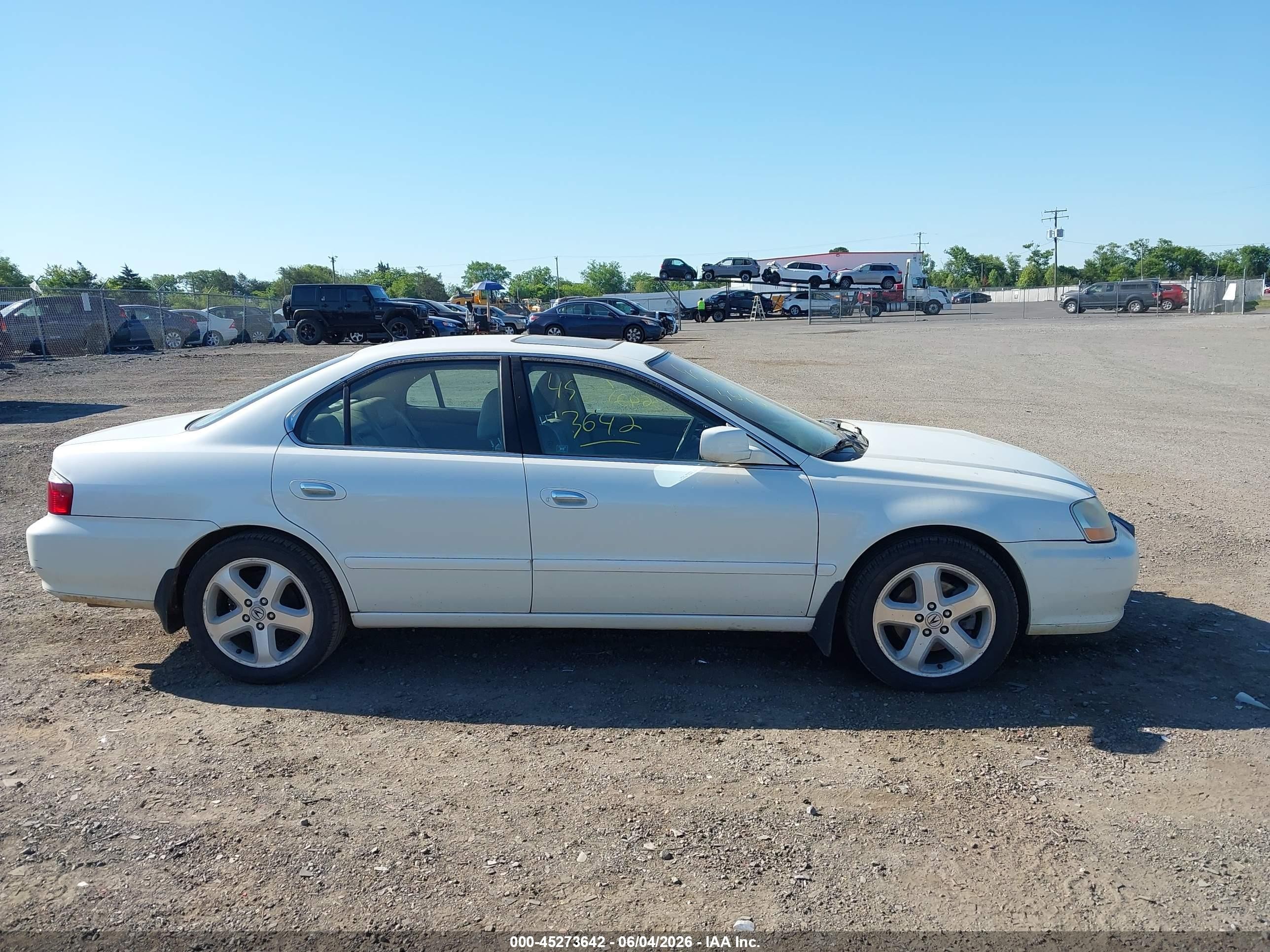 2003 Acura Tl 3.2 Type S White vin: 19UUA56933A054331