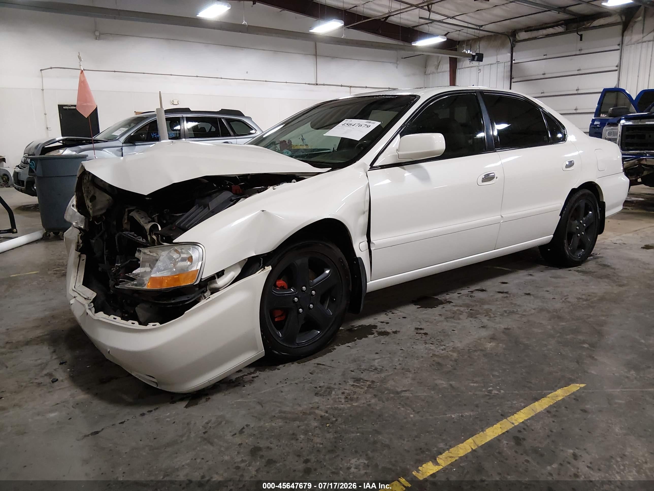 2003 Acura Tl 3.2 Type S White vin: 19UUA56933A066009
