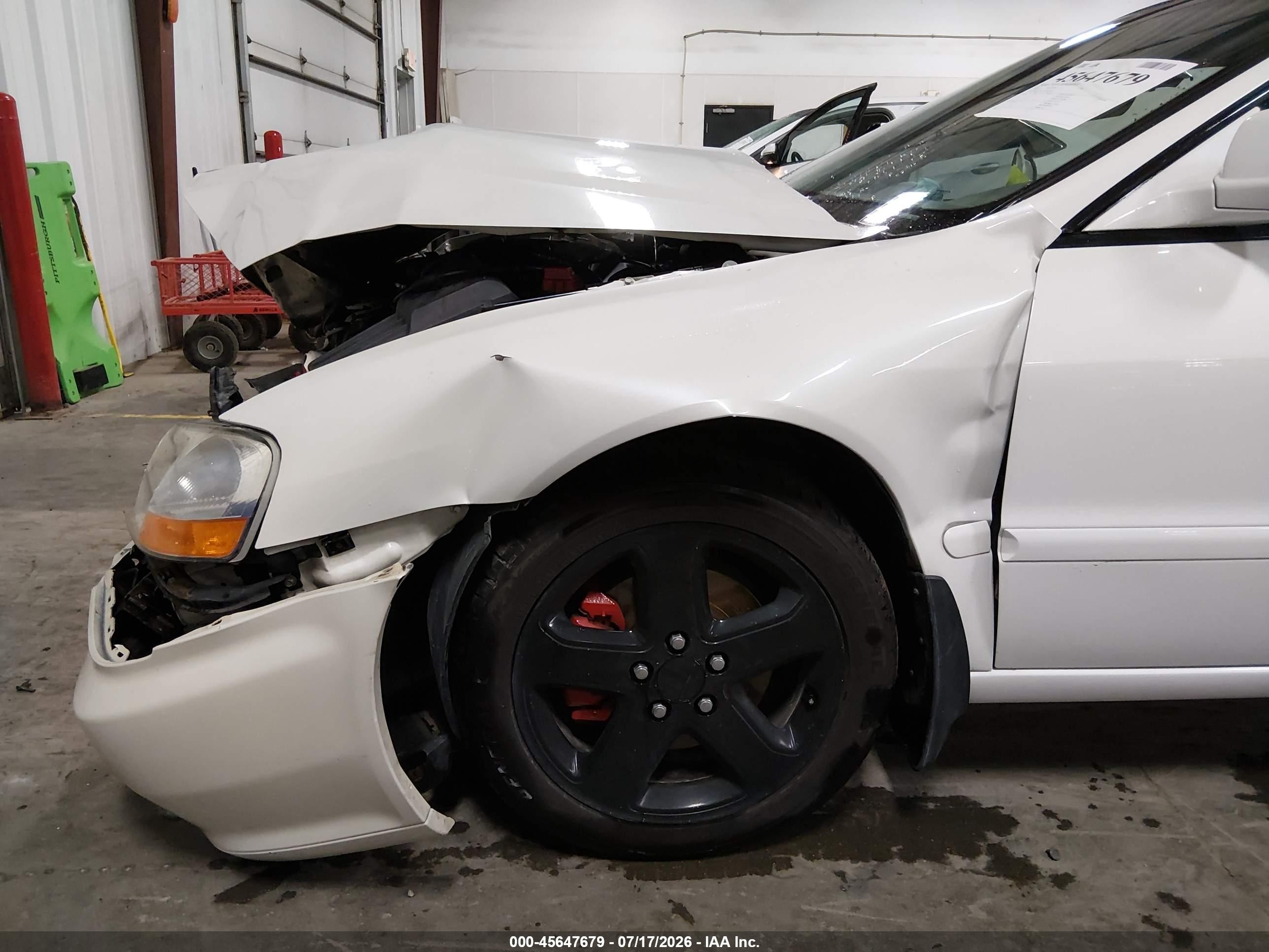 2003 Acura Tl 3.2 Type S White vin: 19UUA56933A066009