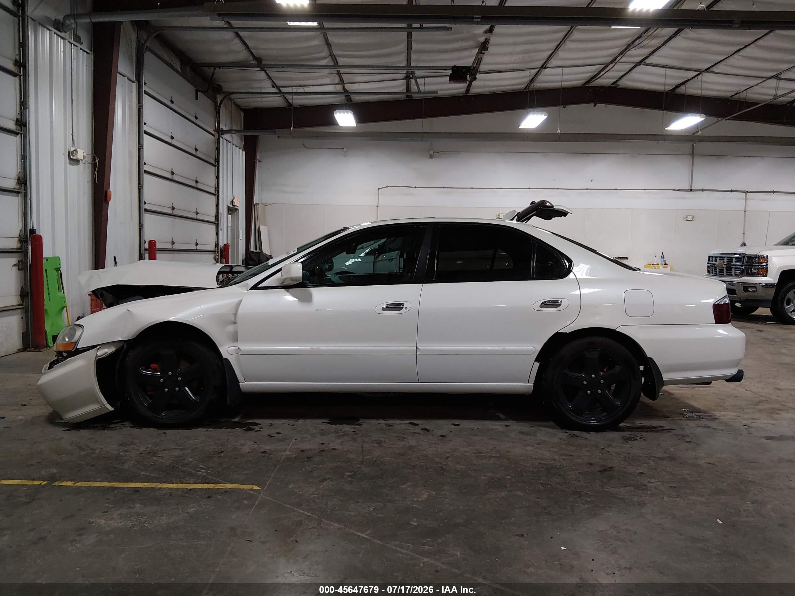2003 Acura Tl 3.2 Type S White vin: 19UUA56933A066009