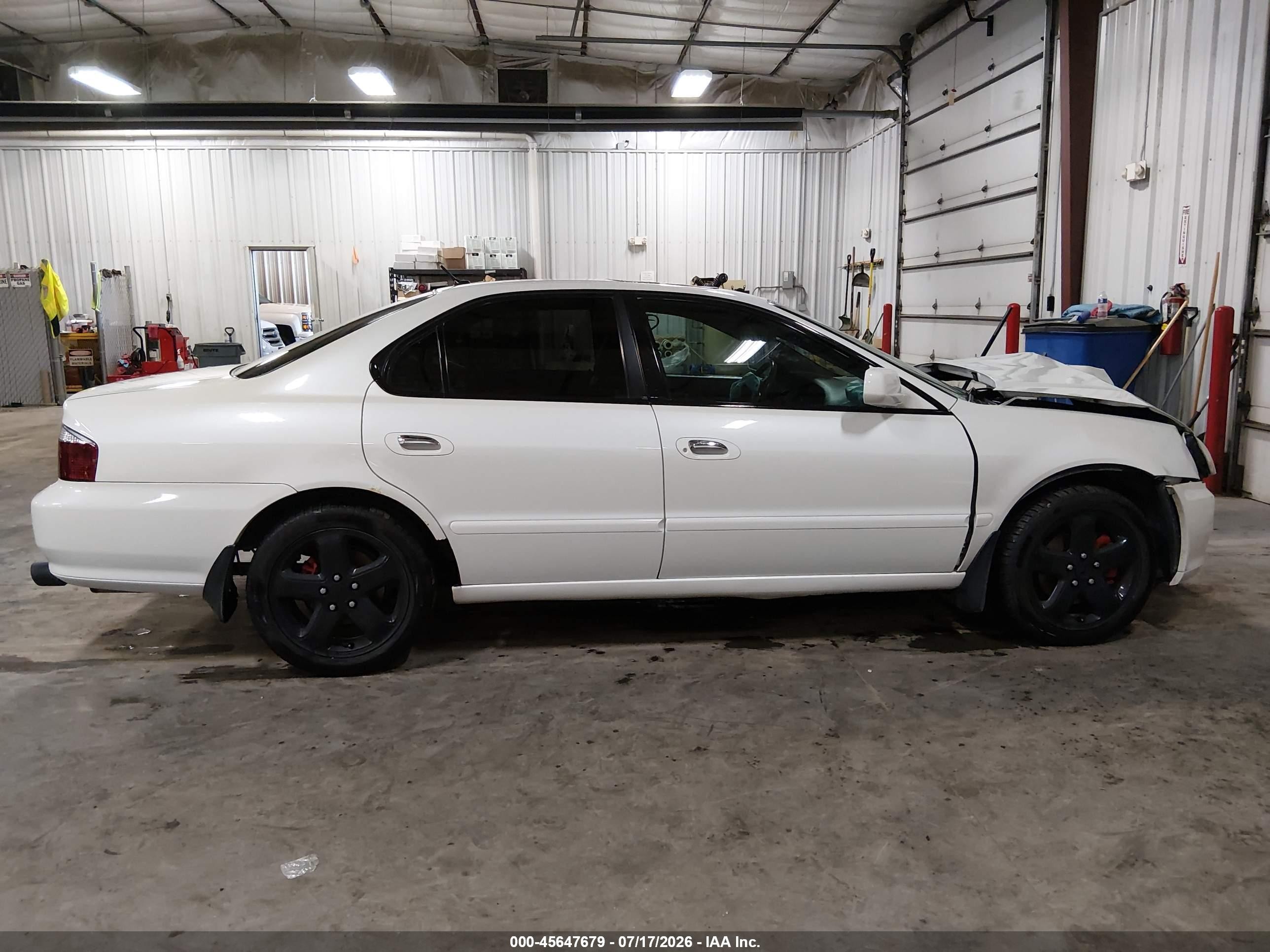 2003 Acura Tl 3.2 Type S White vin: 19UUA56933A066009