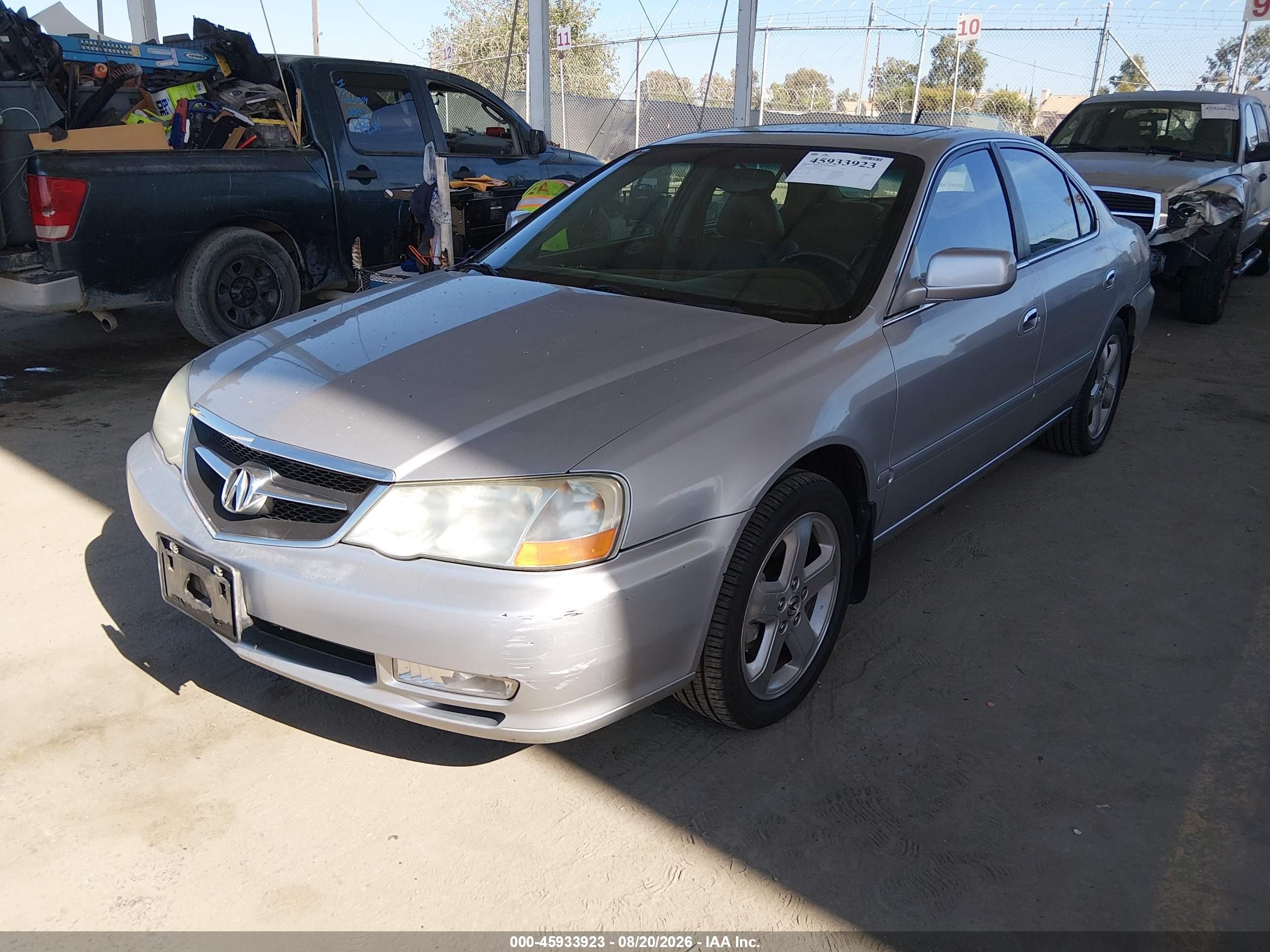 2003 Acura Tl 3.2 Type S Silver vin: 19UUA56953A039636