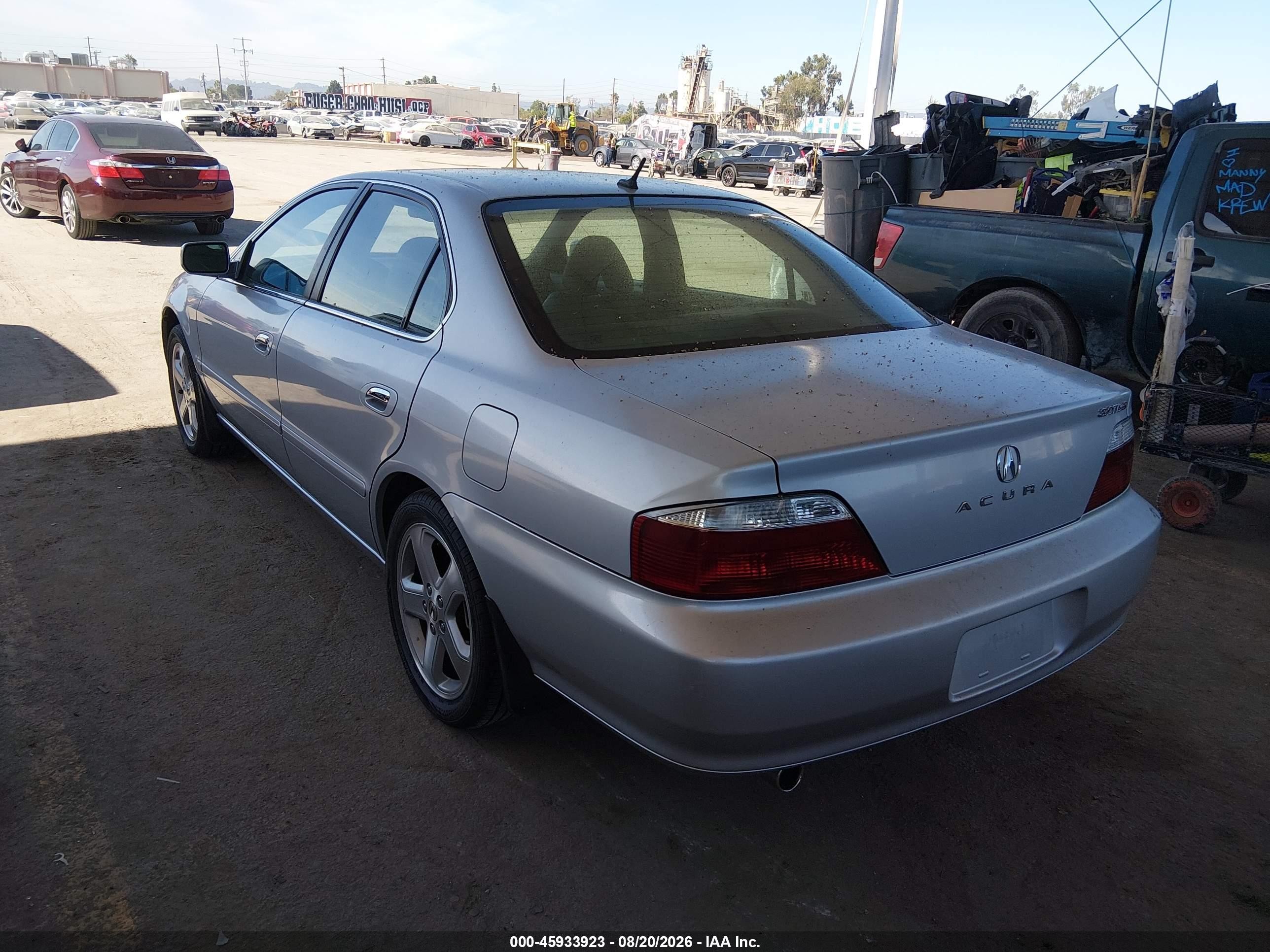 2003 Acura Tl 3.2 Type S Silver vin: 19UUA56953A039636