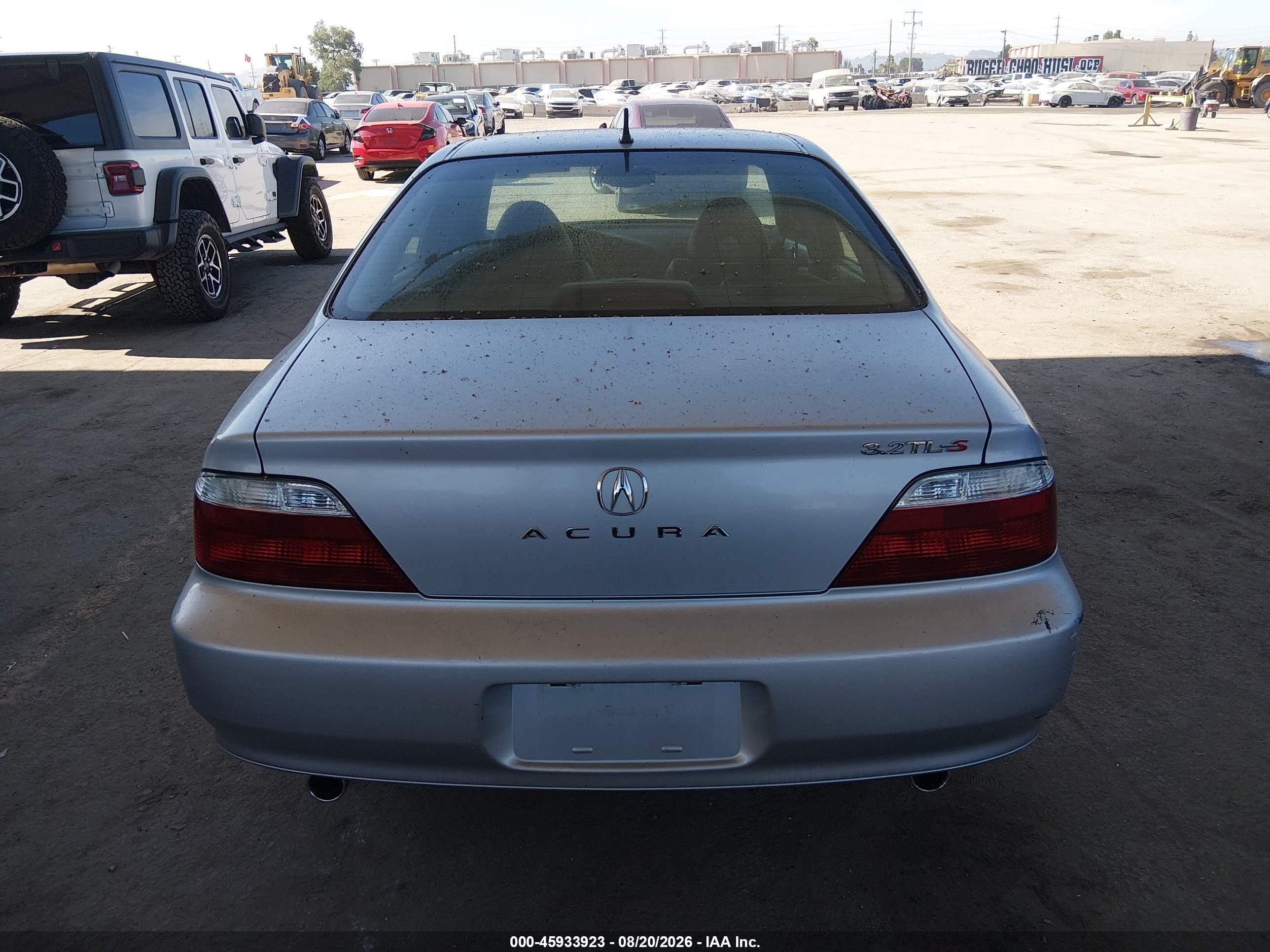 2003 Acura Tl 3.2 Type S Silver vin: 19UUA56953A039636