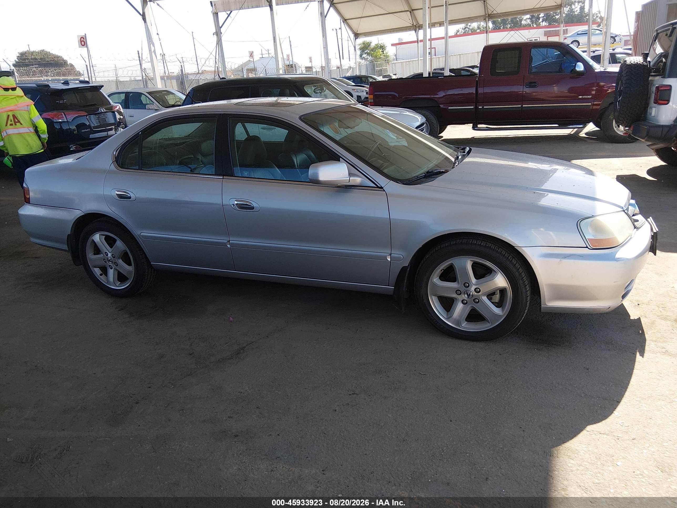 2003 Acura Tl 3.2 Type S Silver vin: 19UUA56953A039636