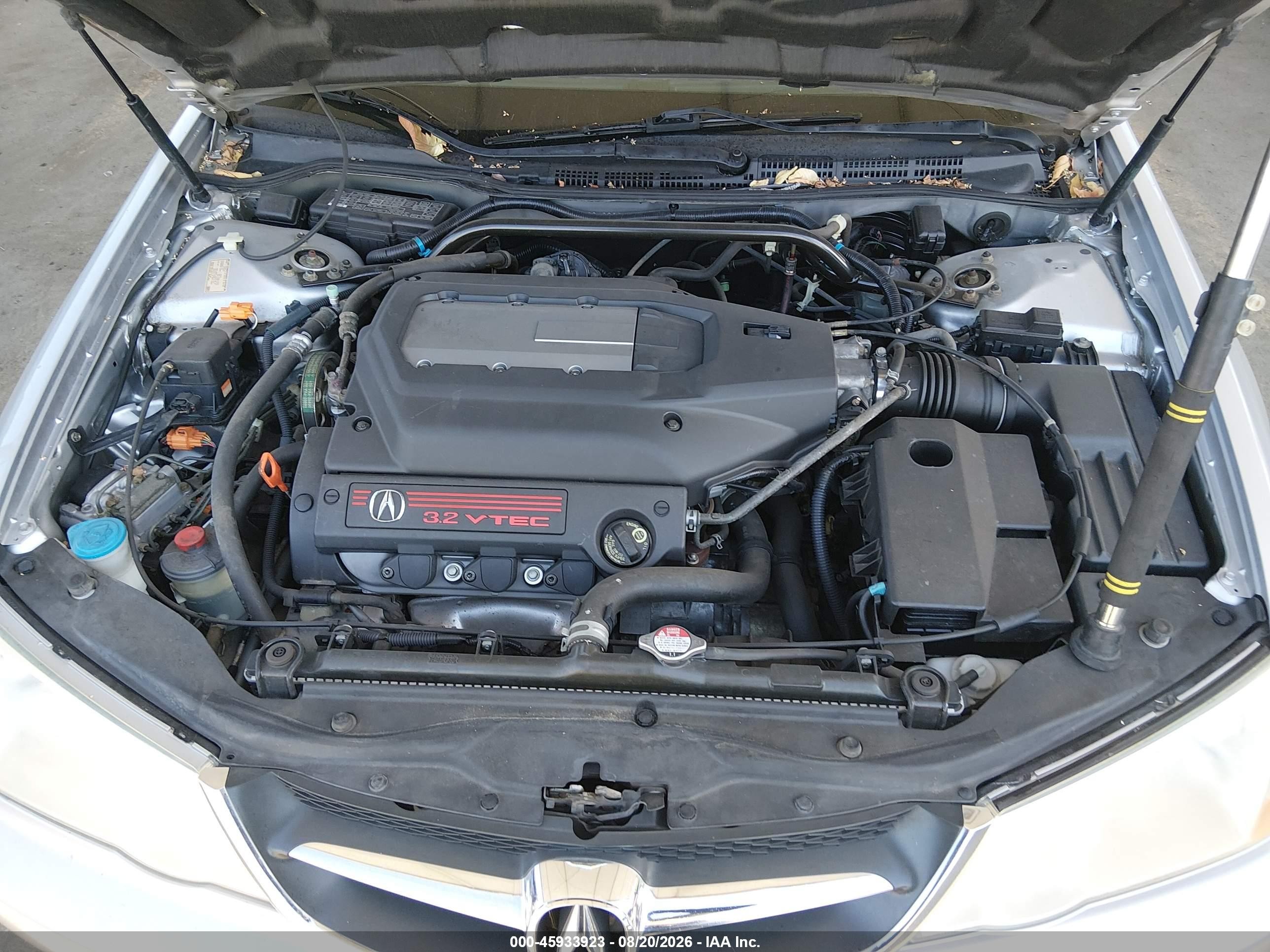 2003 Acura Tl 3.2 Type S Silver vin: 19UUA56953A039636