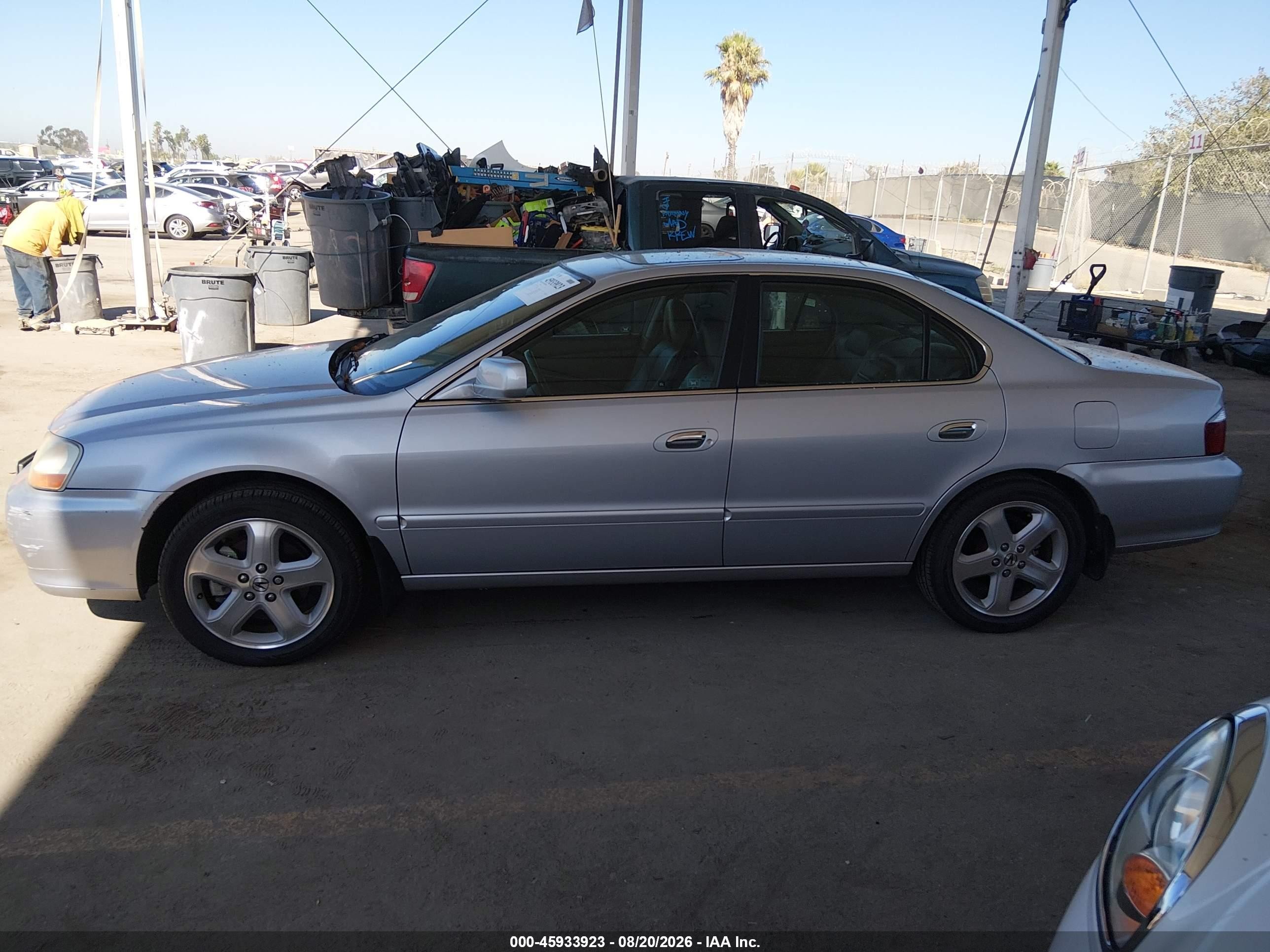 2003 Acura Tl 3.2 Type S Silver vin: 19UUA56953A039636