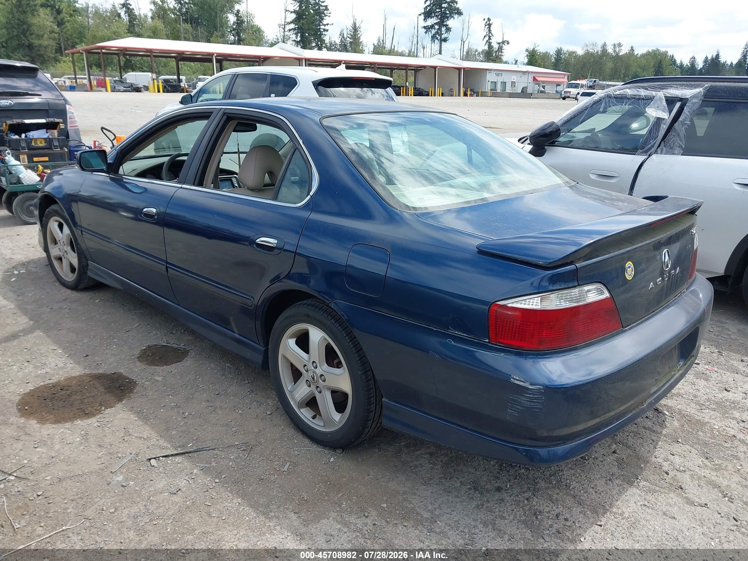 2002 Acura Tl 3.2 Type S Blue vin: 19UUA56962A046612