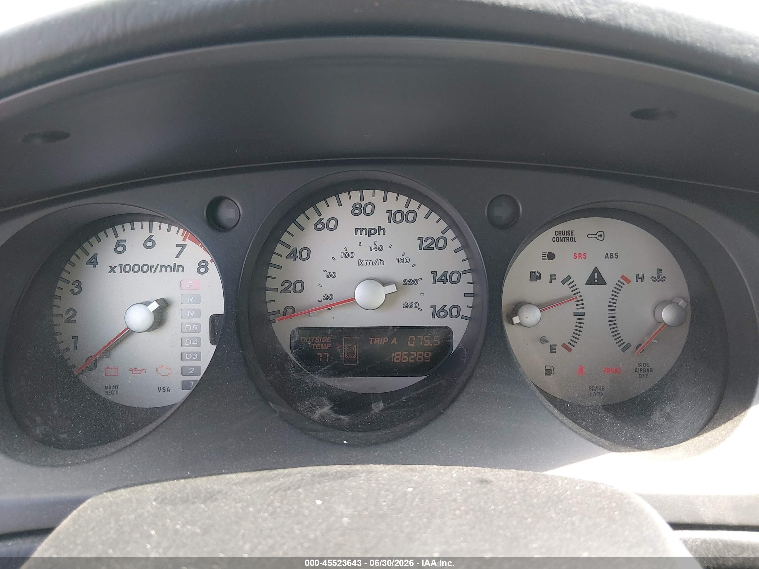 2003 Acura Tl 3.2 Type S Silver vin: 19UUA56963A016575