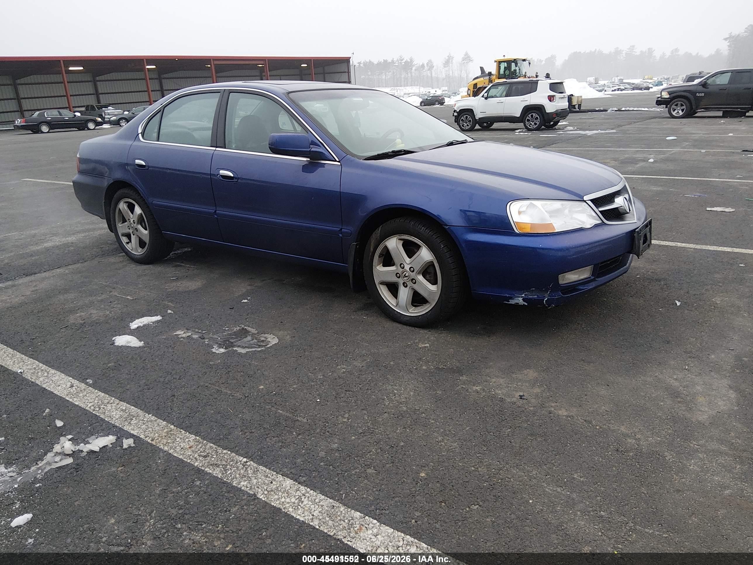 2002 Acura Tl 3.2 Type S Blue vin: 19UUA569X2A020188