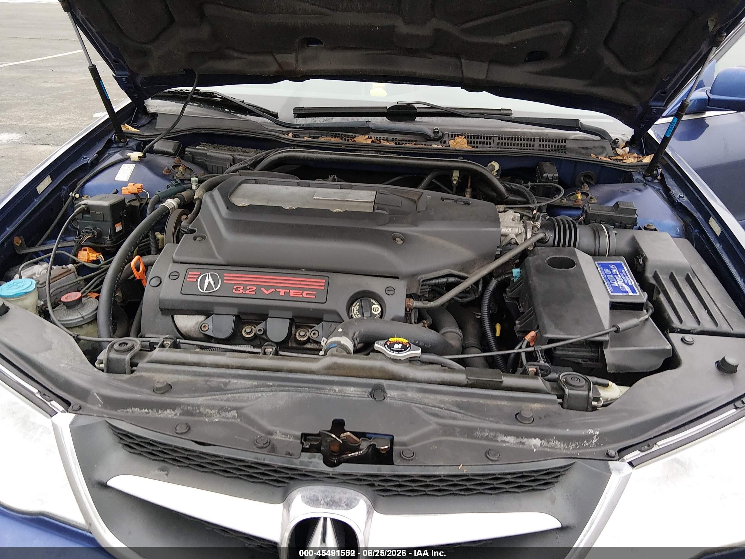 2002 Acura Tl 3.2 Type S Blue vin: 19UUA569X2A020188