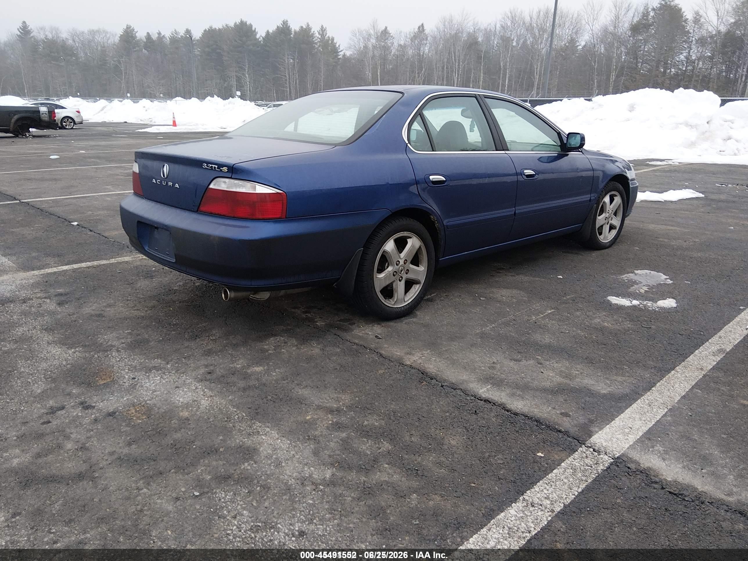 2002 Acura Tl 3.2 Type S Blue vin: 19UUA569X2A020188