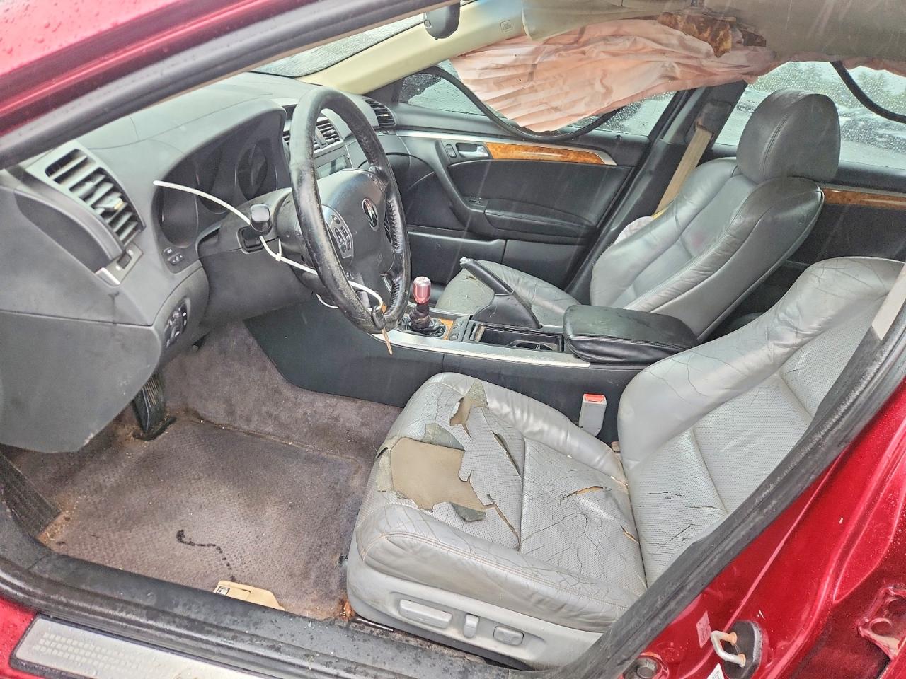 2004 Acura Tl Burgundy vin: 19UUA65504A012947