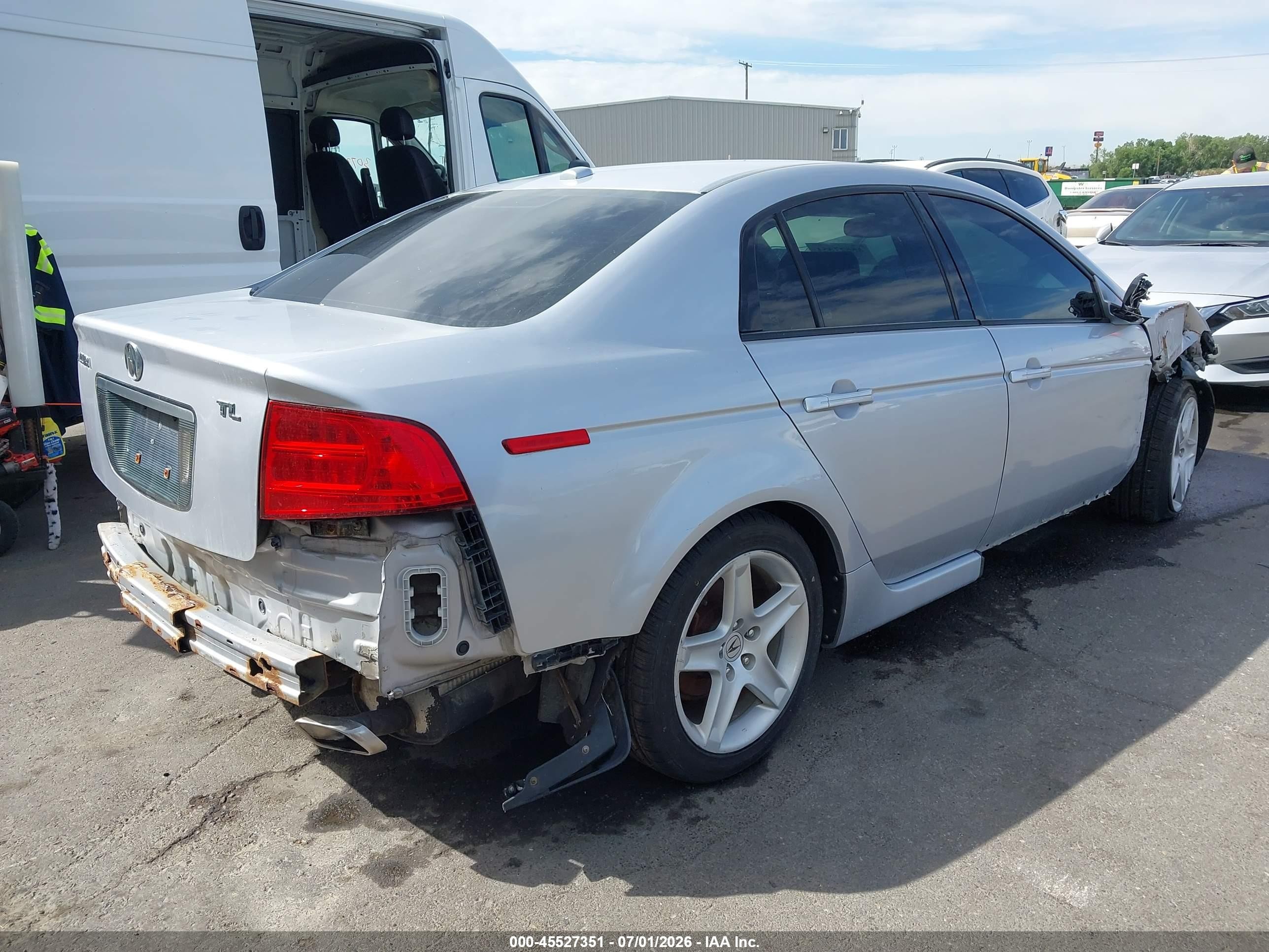 2004 Acura Tl   Silver vin: 19UUA65504A064742
